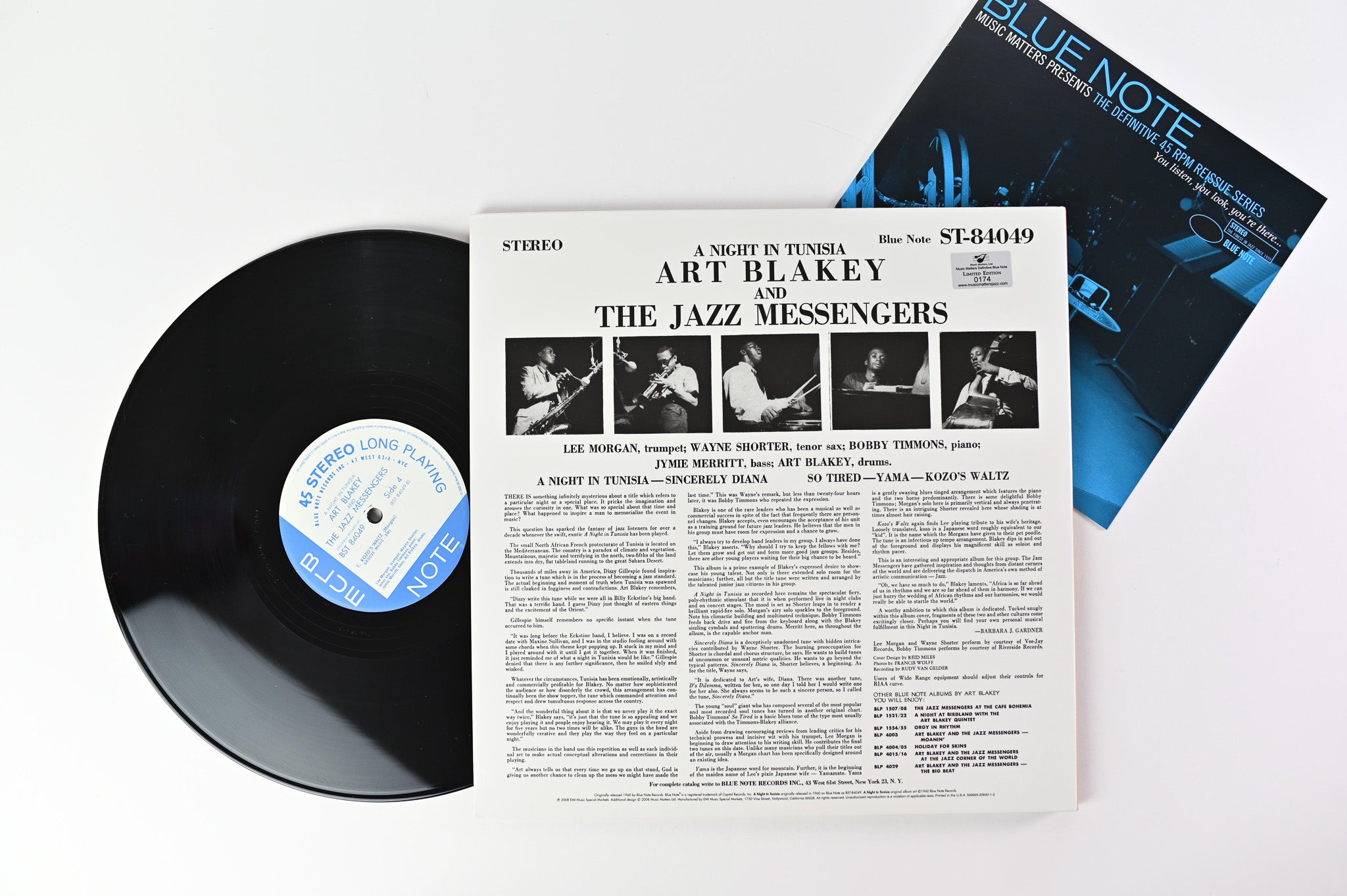 Art Blakey & The Jazz Messengers - A Night In Tunisia on Blue Note Music Matters 45 RPM Series Ltd Reissue