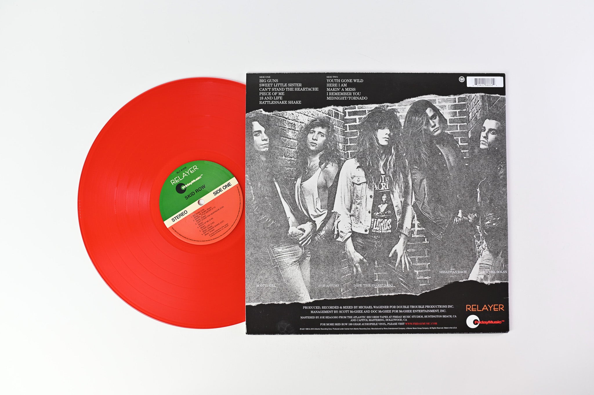 Skid Row - Skid Row on Relayer Friday Music Red Reissue