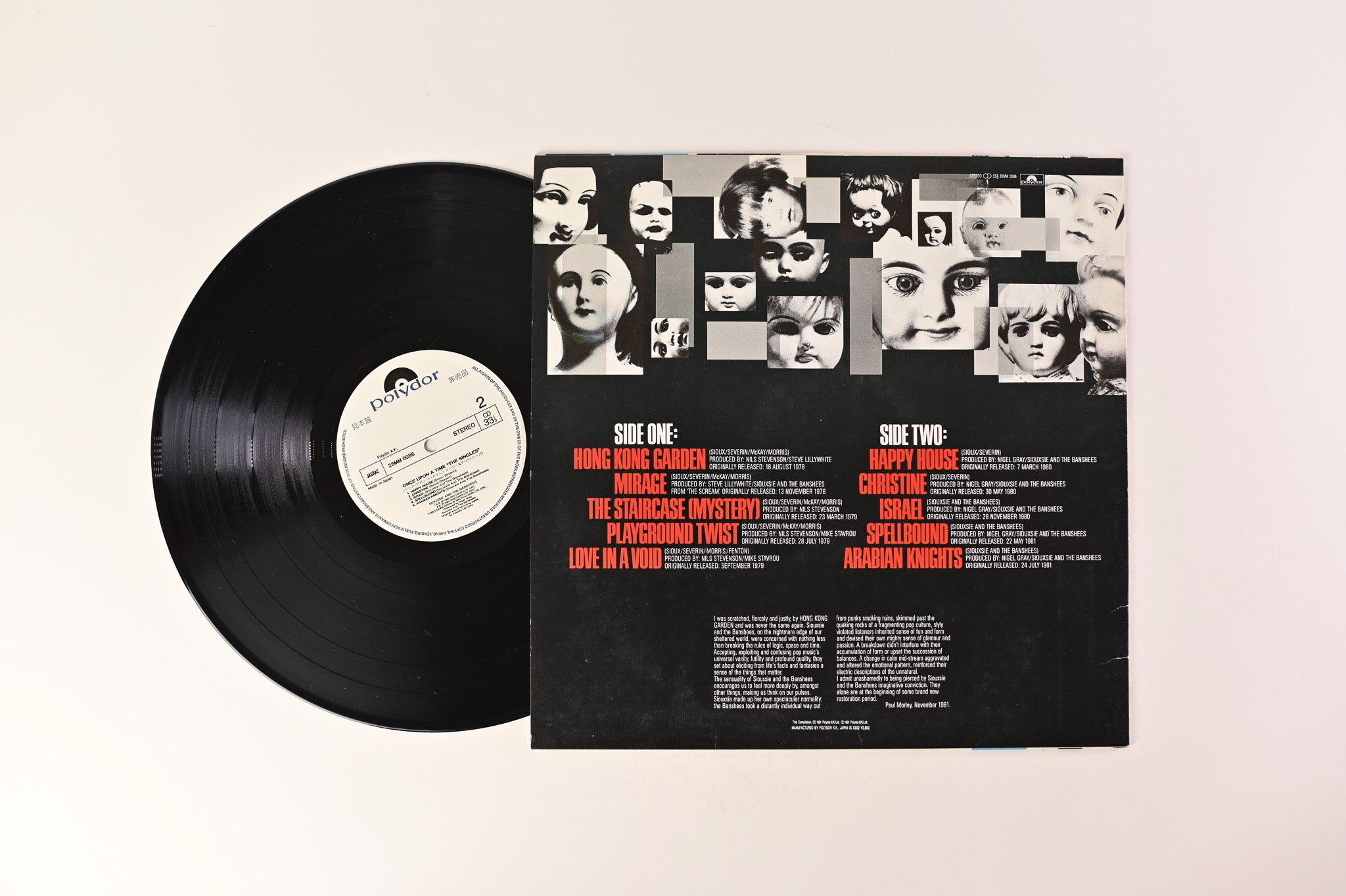 Siouxsie & The Banshees - Once Upon A Time on Polydor Japanese Promo