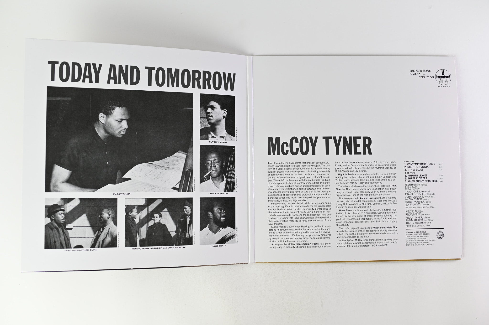 McCoy Tyner - Today And Tomorrow on Impulse! / Verve Records / UMe