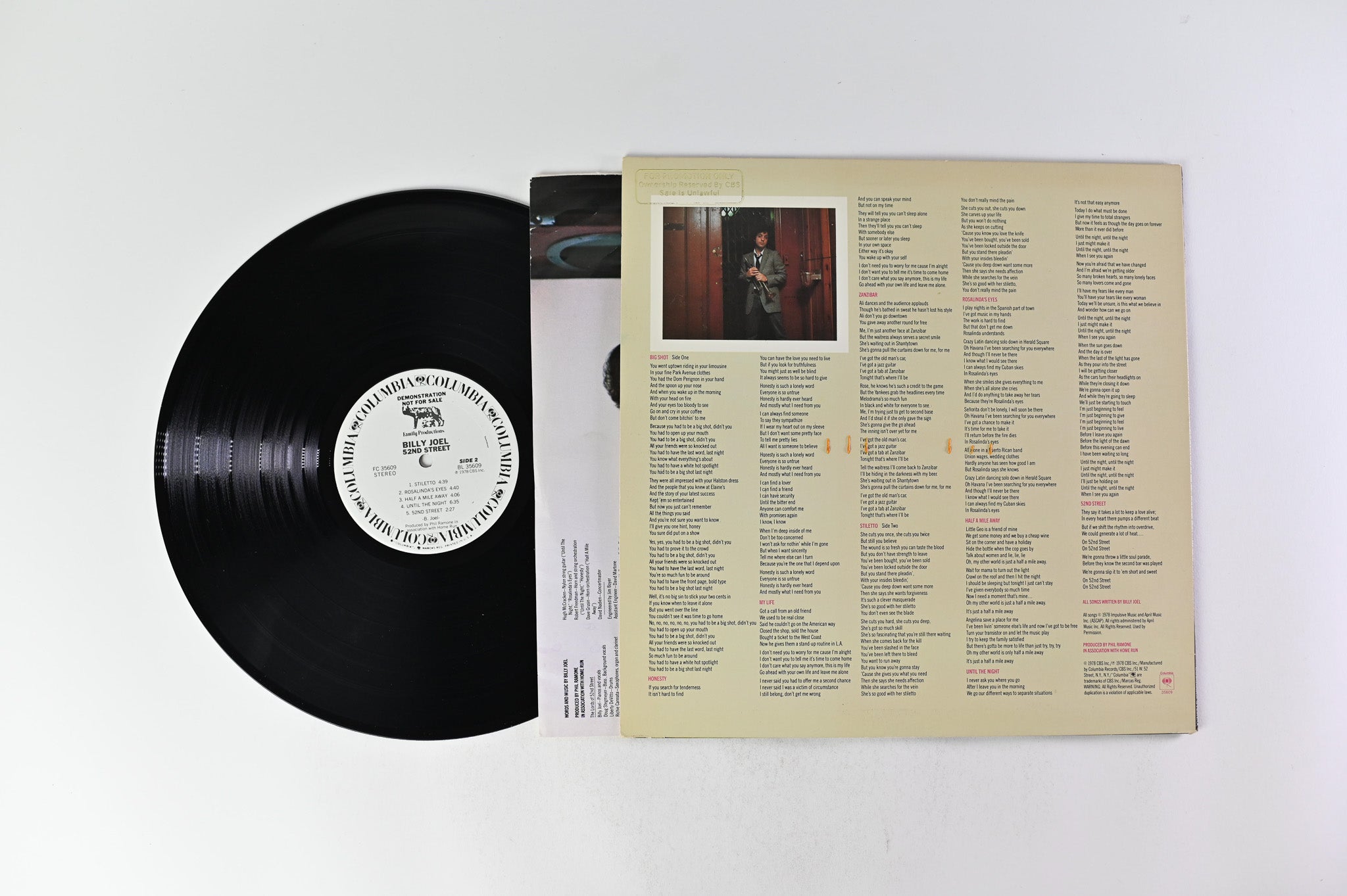 Billy Joel - 52nd Street on Columbia - Promo