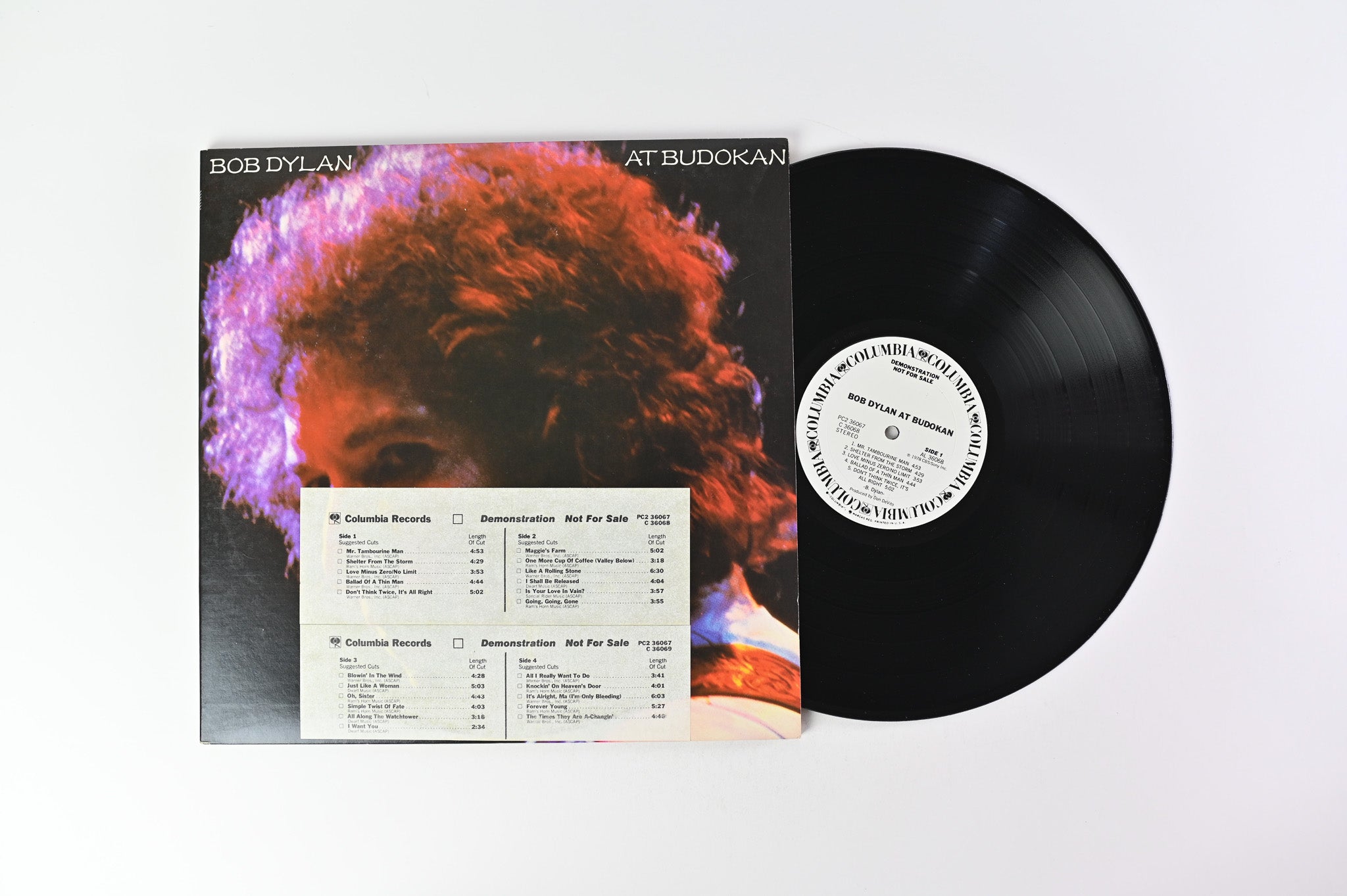 Bob Dylan - Bob Dylan At Budokan on Columbia Promo