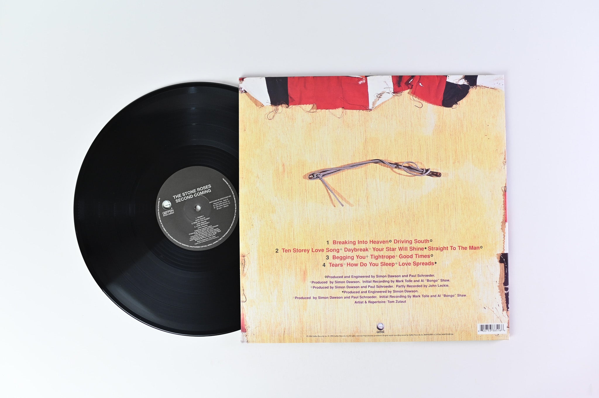 The Stone Roses - Second Coming on Geffen Back to Black 180 Gram Reissue