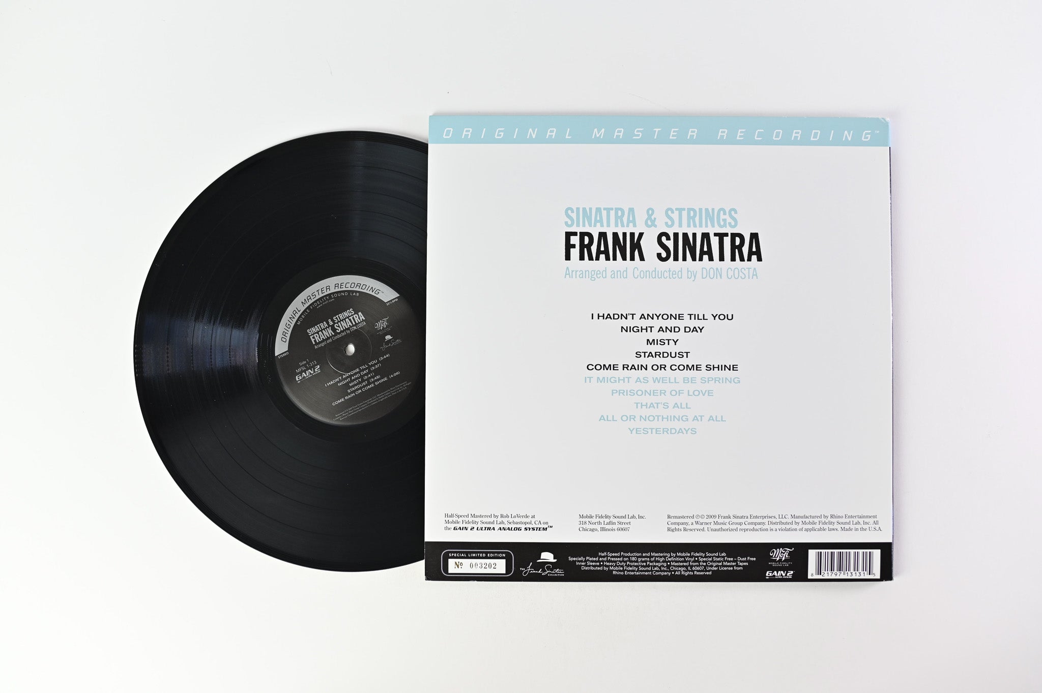 Frank Sinatra - Sinatra & Strings Mobile Fidelity Ultra Analog Ltd Numbered