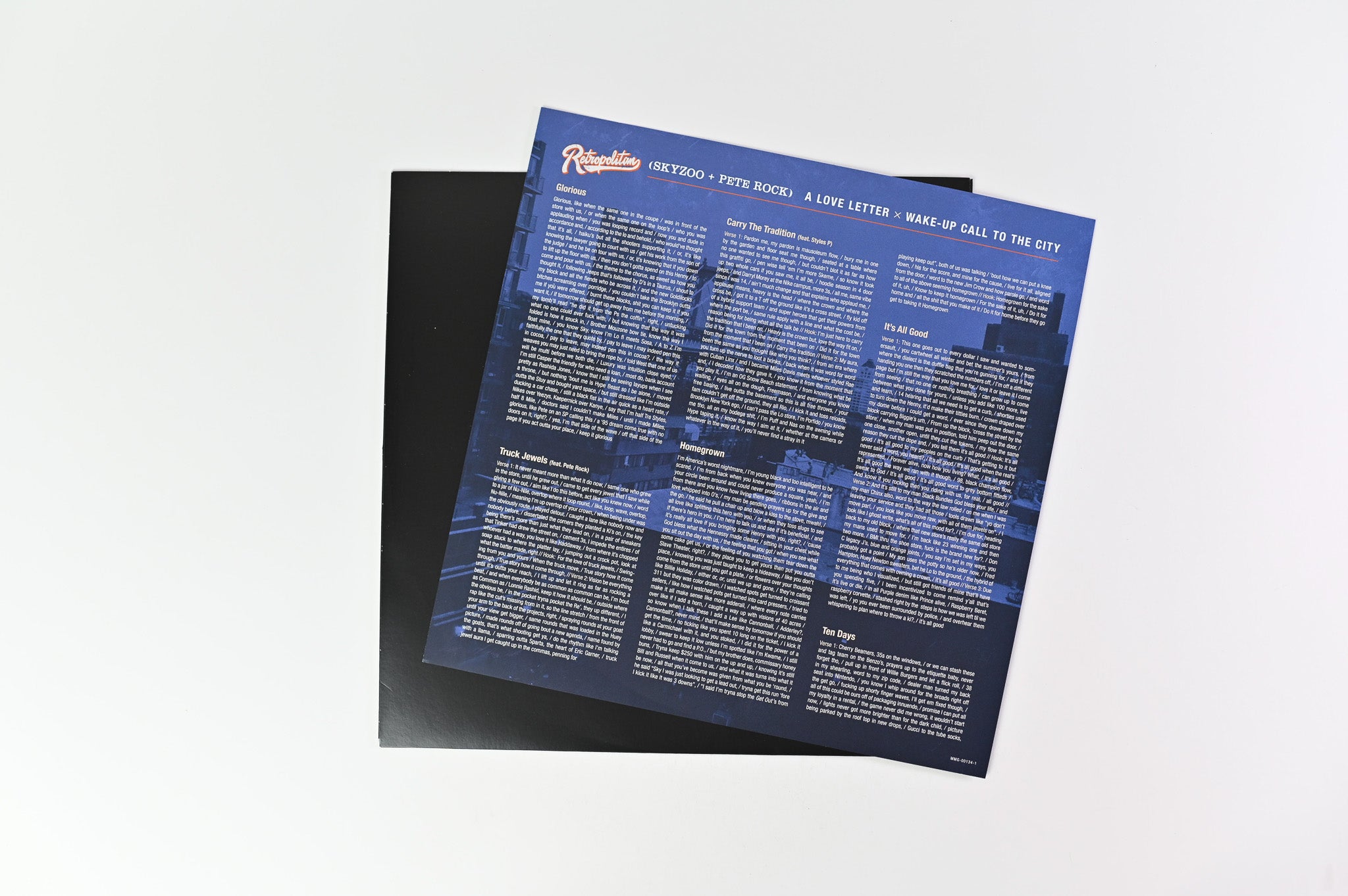 Skyzoo + Pete Rock - Retropolitan on Mello Music Group Orange / White / Blue Vinyl