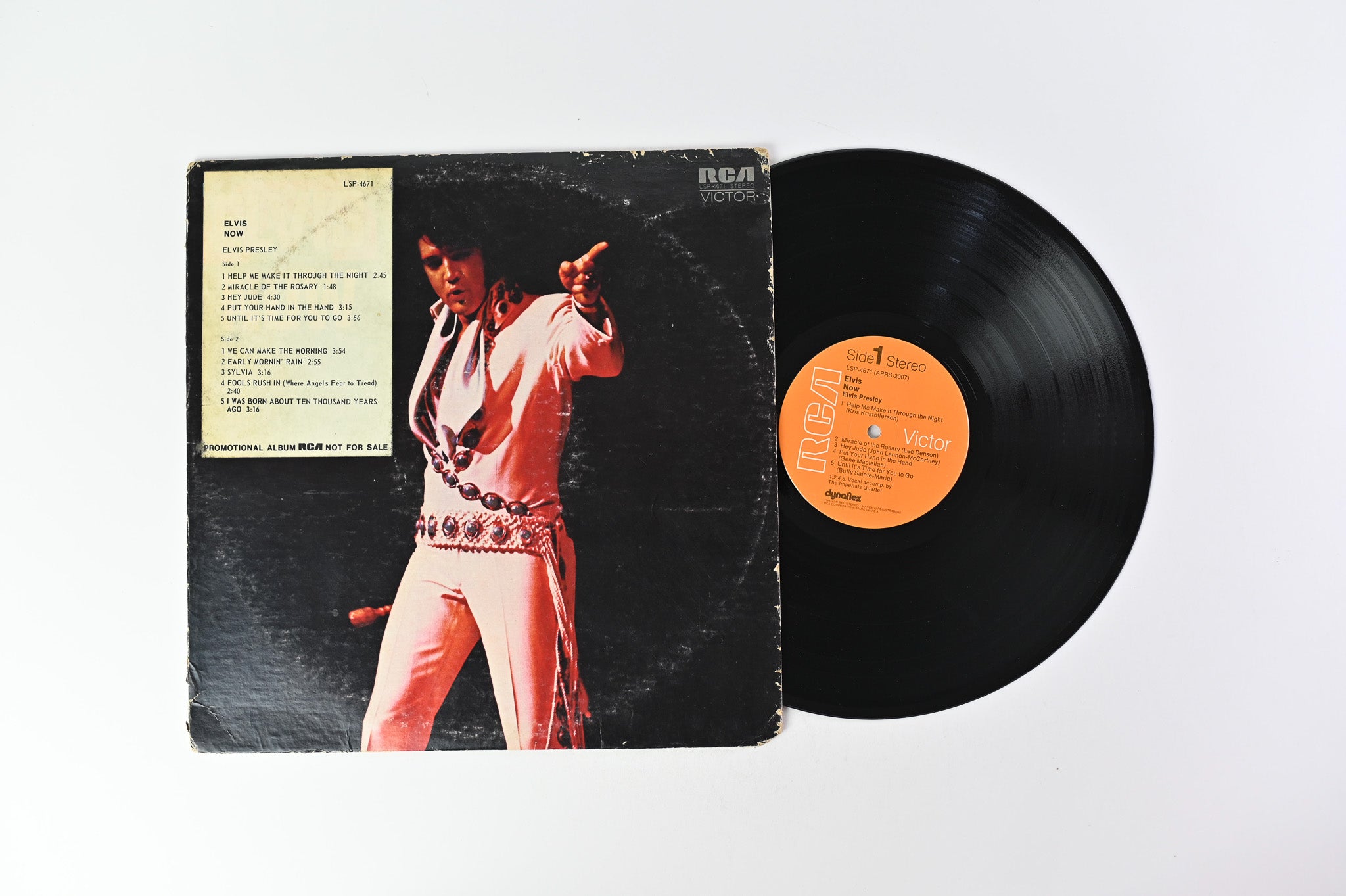 Elvis Presley - Elvis Now on RCA With Promo Sticker