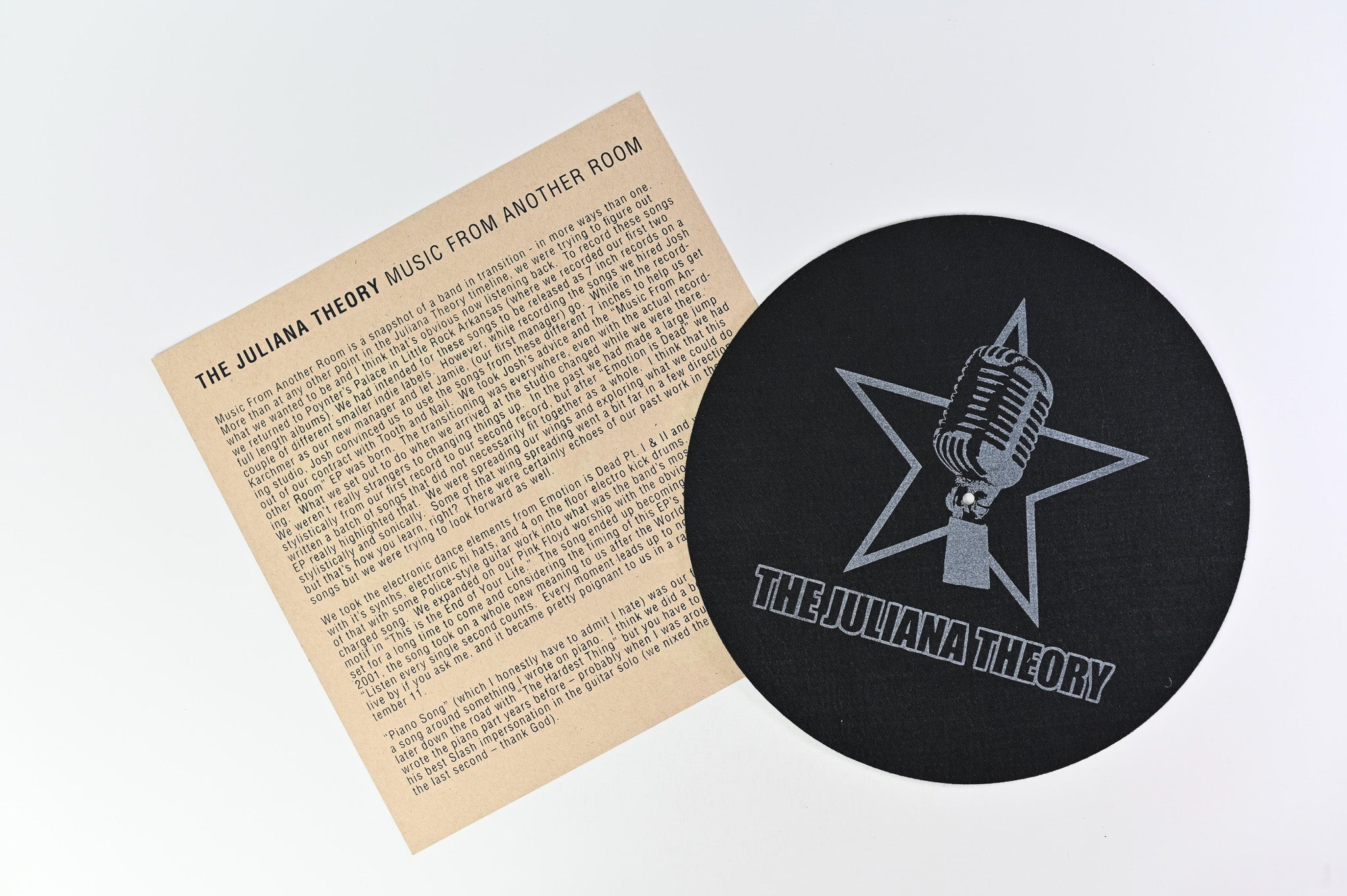 The Juliana Theory - Music From Another Room on Enjoy the Ride Silver Vinyl Test Pressing