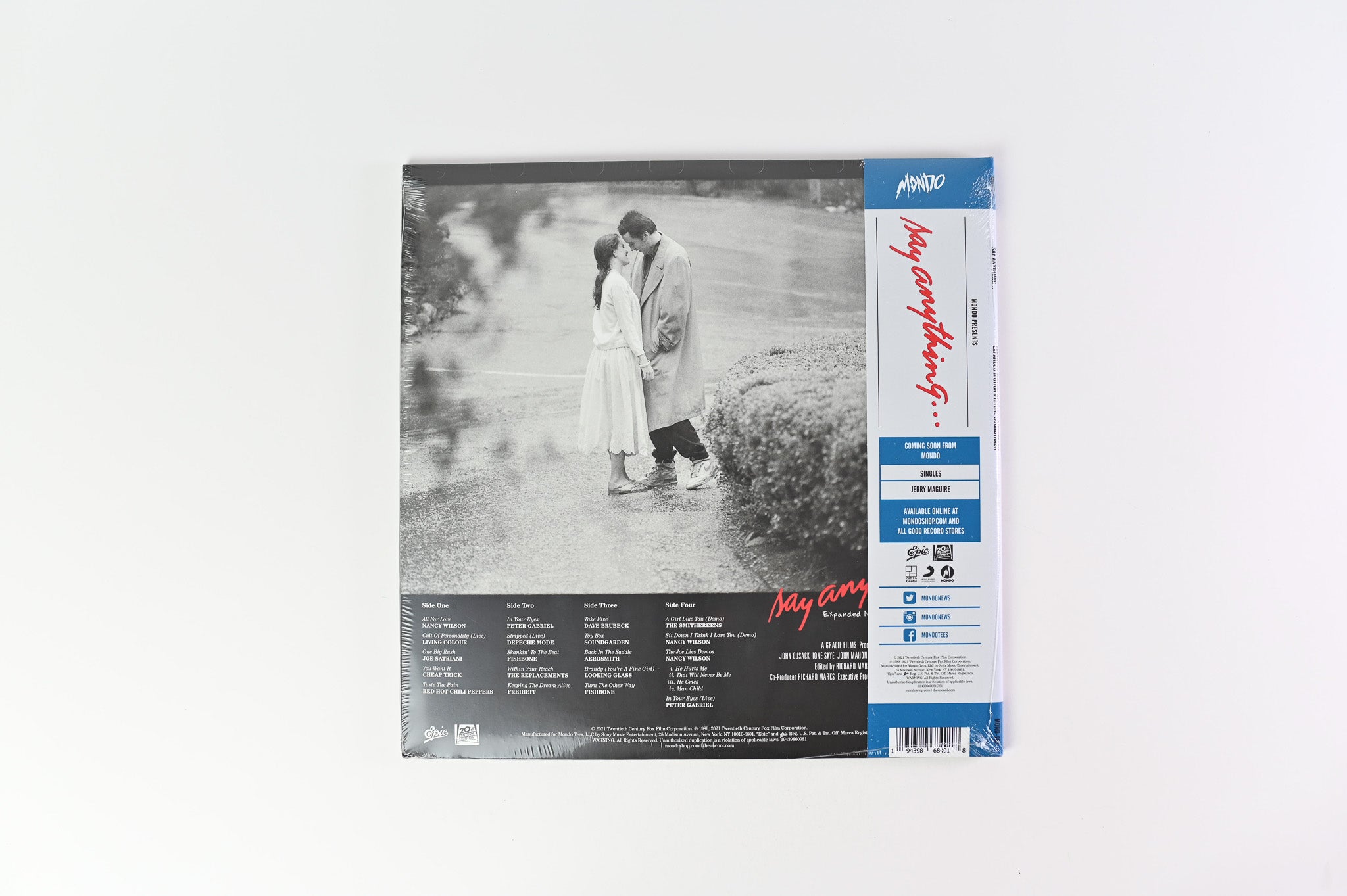 Various - Say Anything... (Expanded Motion Picture Soundtrack) on Mondo Red Translucent Reissue Sealed
