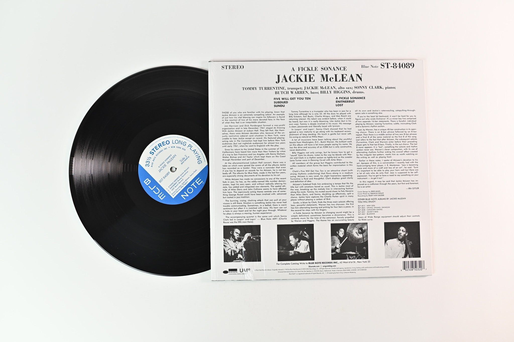 Jackie McLean - A Fickle Sonance on Blue Note - 80 Vinyl Reissue Series