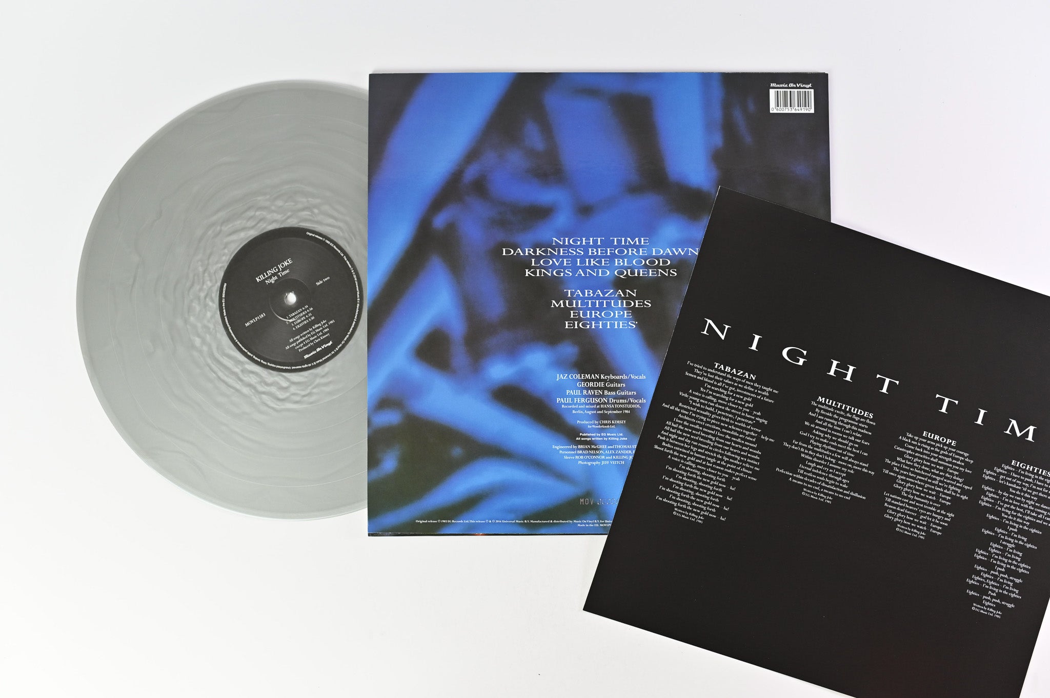 Killing Joke - Night Time on Music on Vinyl Ltd Numbered Silver Reissu