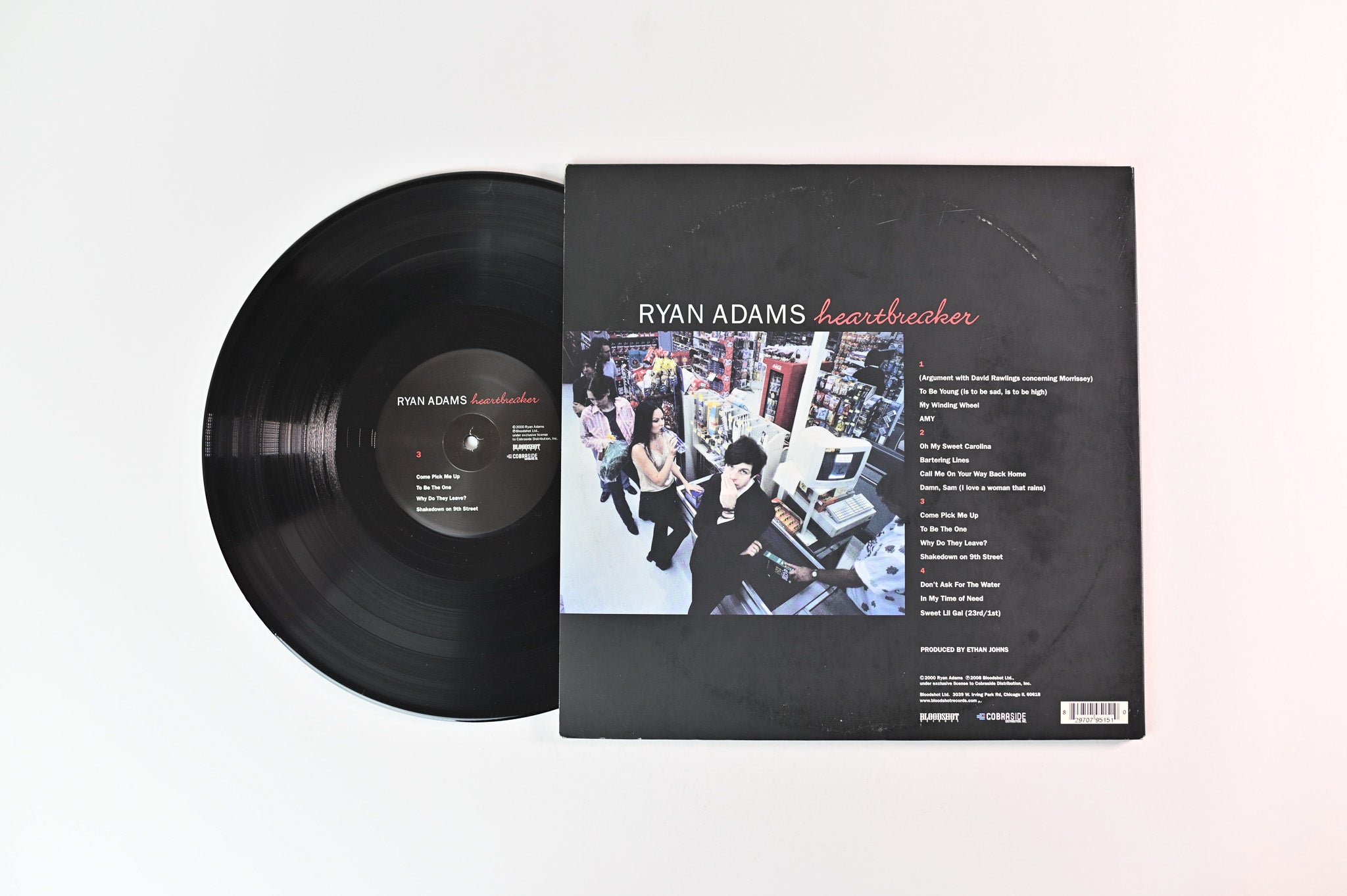 Ryan Adams - Heartbreaker on Bloodshot Records / Cobraside