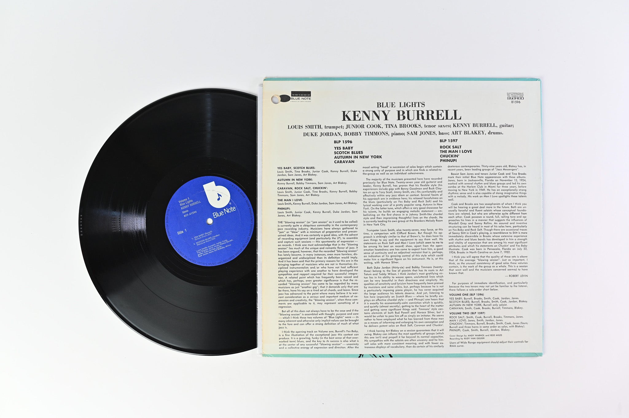 Kenny Burrell - Blue Lights, Volume 1 on Blue Note - BST 81596