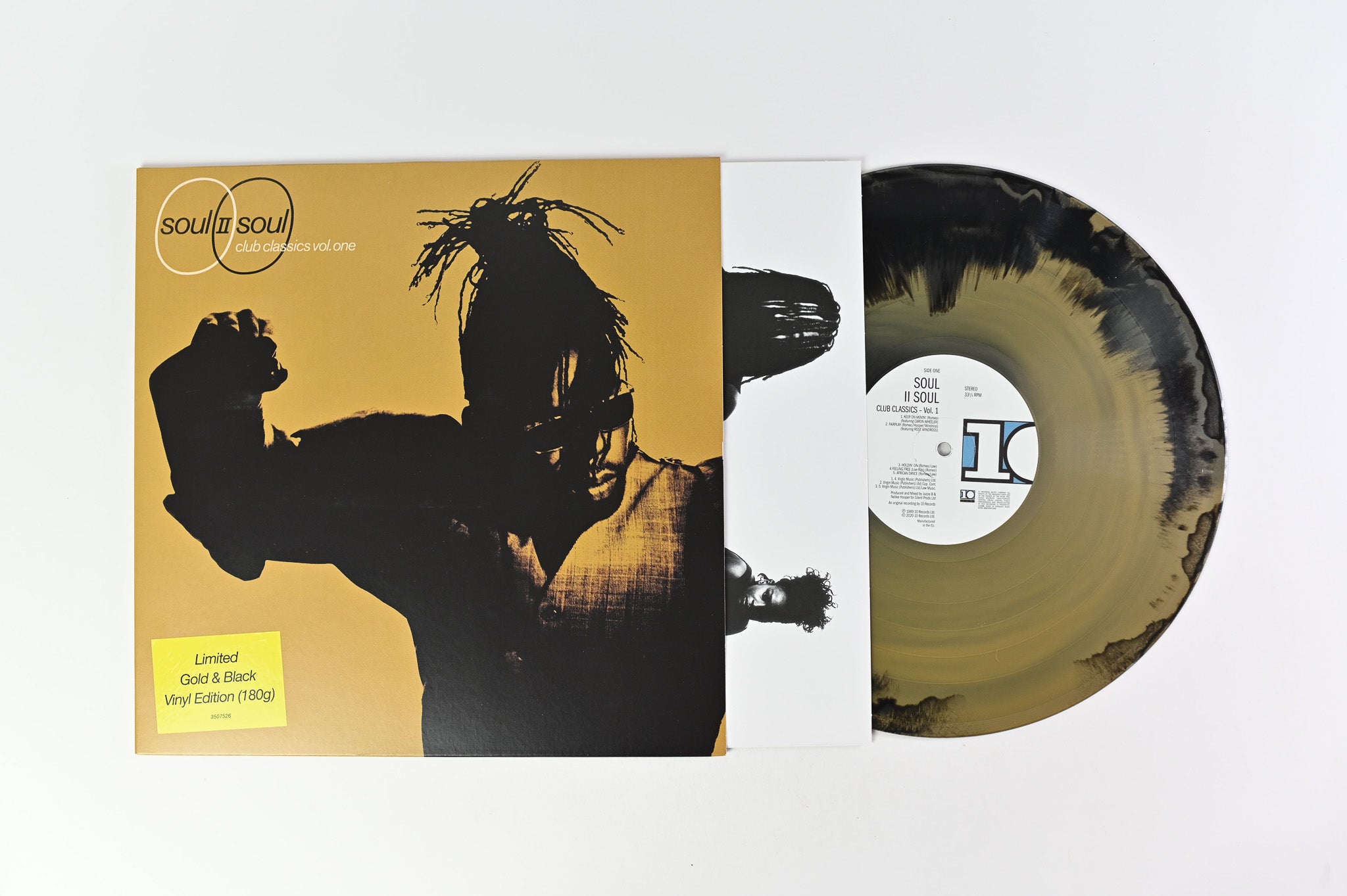 Soul II Soul - Club Classics Vol. One on 10 Records Ltd Gold & Black Reissue