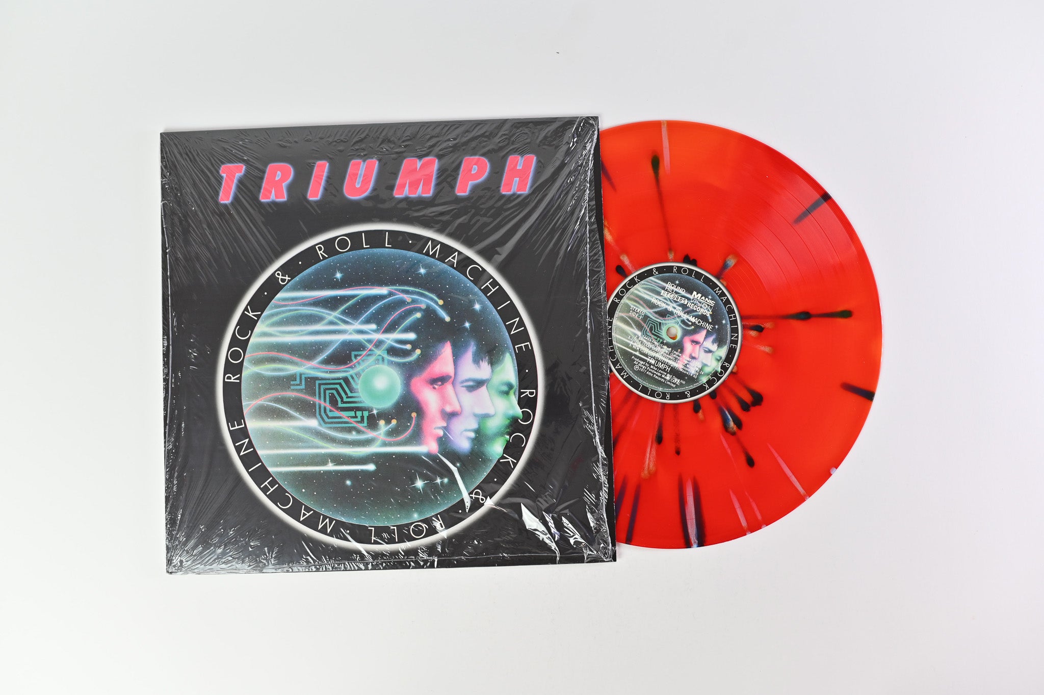 Triumph - Rock & Roll Machine on Manic Vision Records - Splatter Vinyl