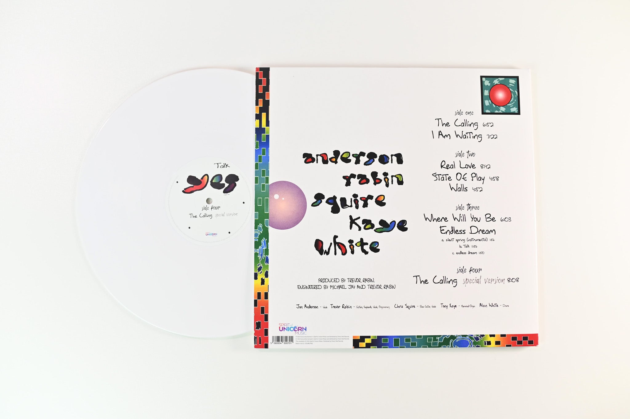 Yes - Talk on Spirit of Unicorn 180 Gram White Vinyl Reissue