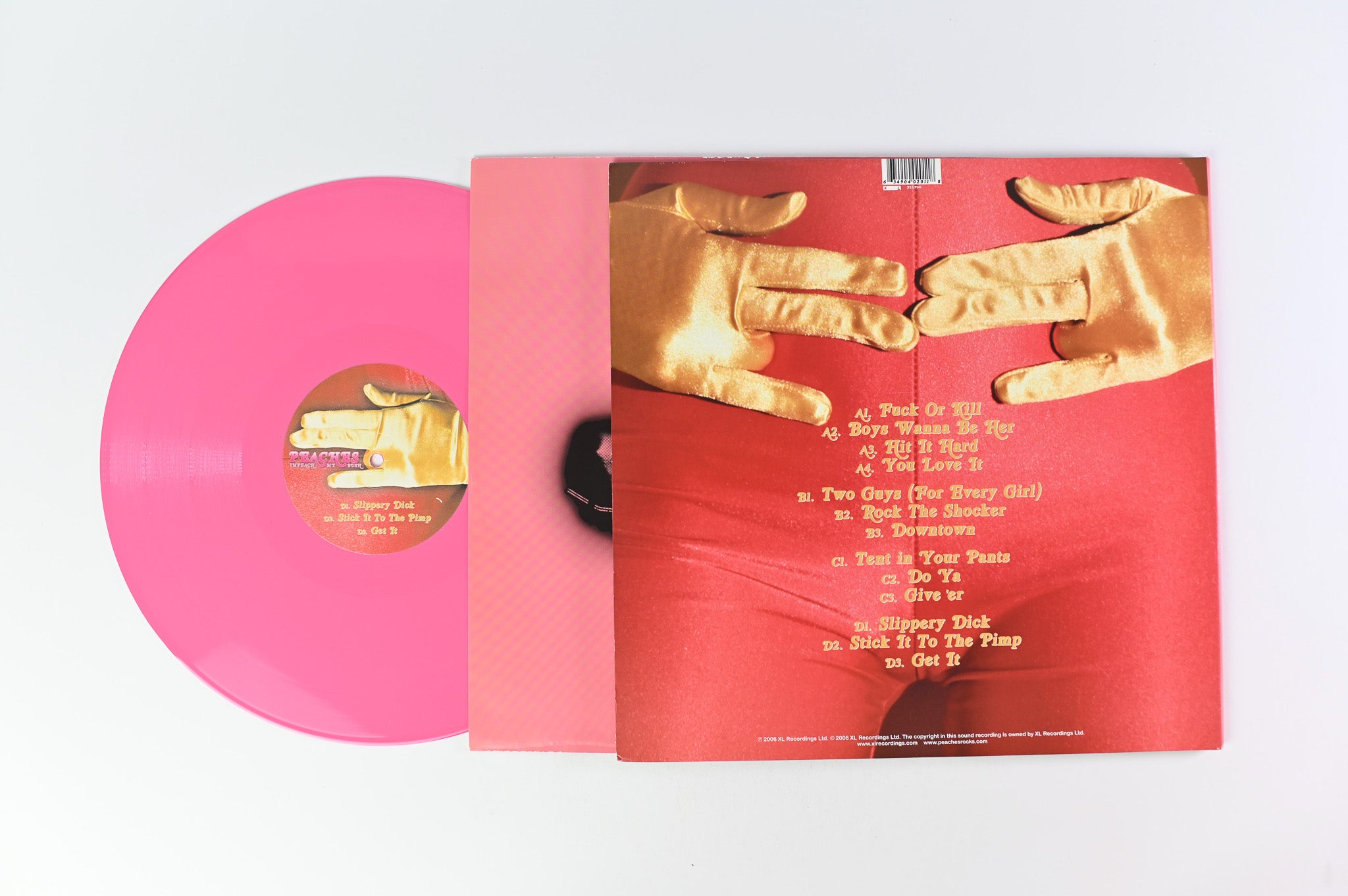 Peaches - Impeach My Bush on XL Recordings Pink Vinyl