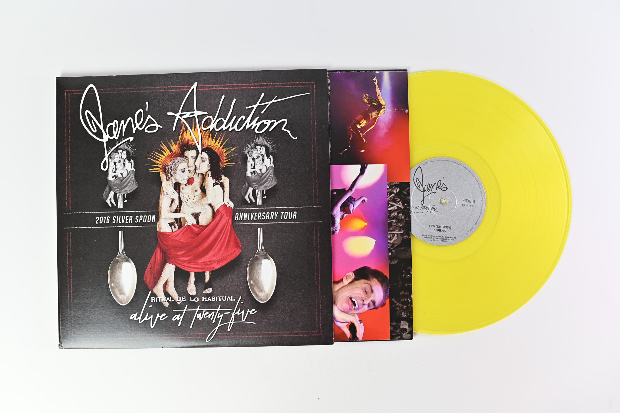 Jane's Addiction - Alive At Twenty-Five - Ritual De Lo Habitual on Cleopatra Ltd Yellow Vinyl Reissue