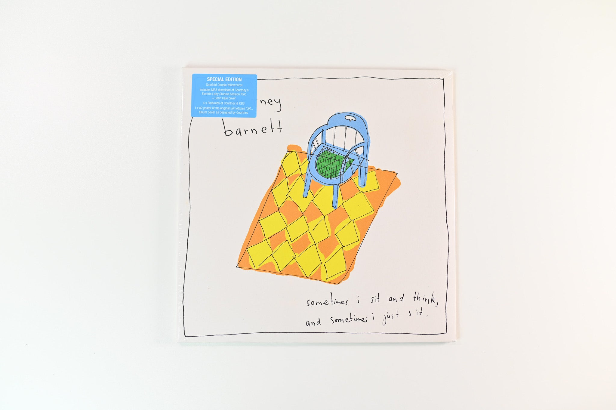 Courtney Barnett - Sometimes I Sit And Think, And Sometimes I Just Sit on Marathon Artists Yellow Translucent Sealed
