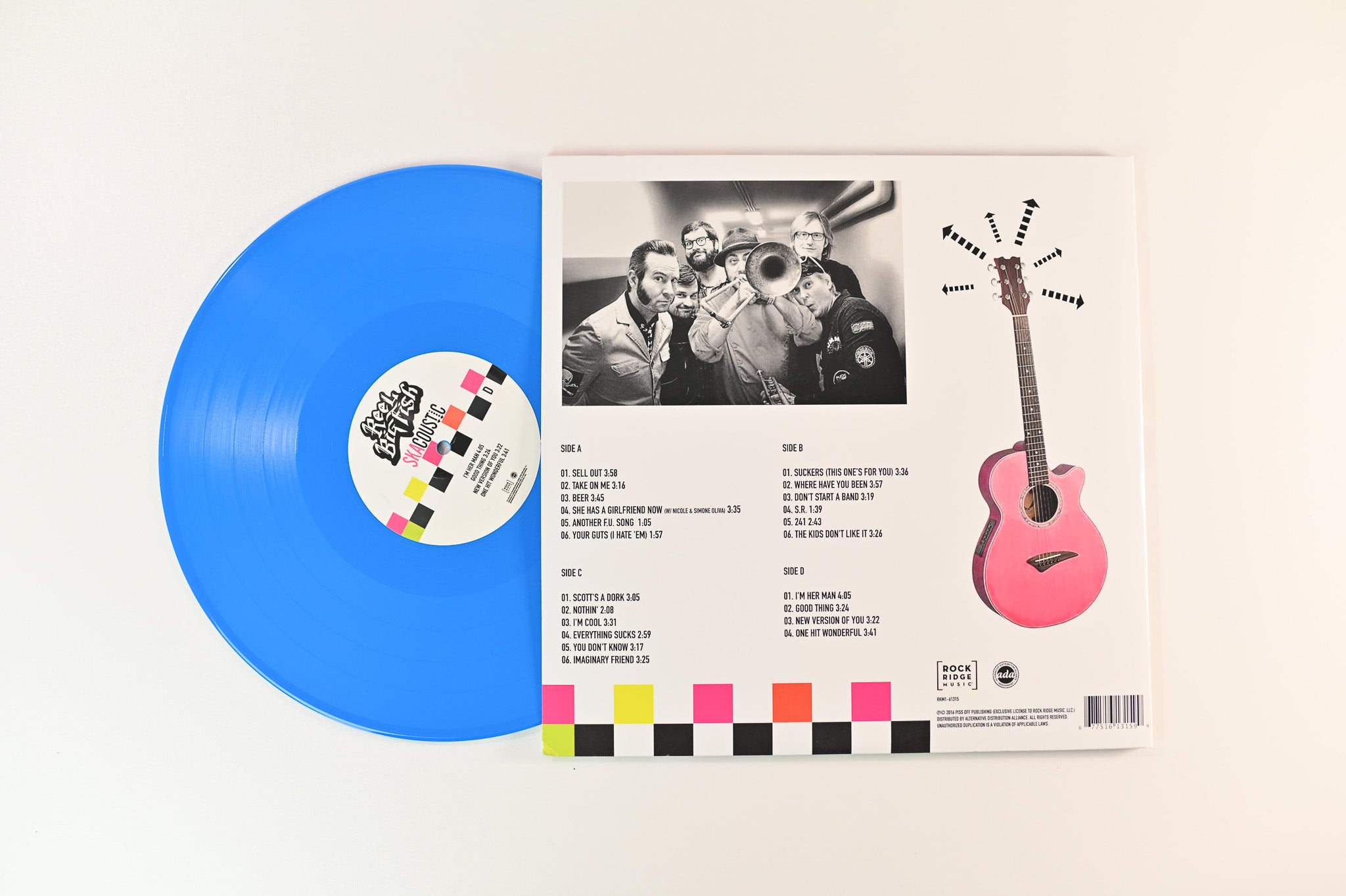 Reel Big Fish - Skacoustic on Rock Ridge Music White / Blue Vinyl