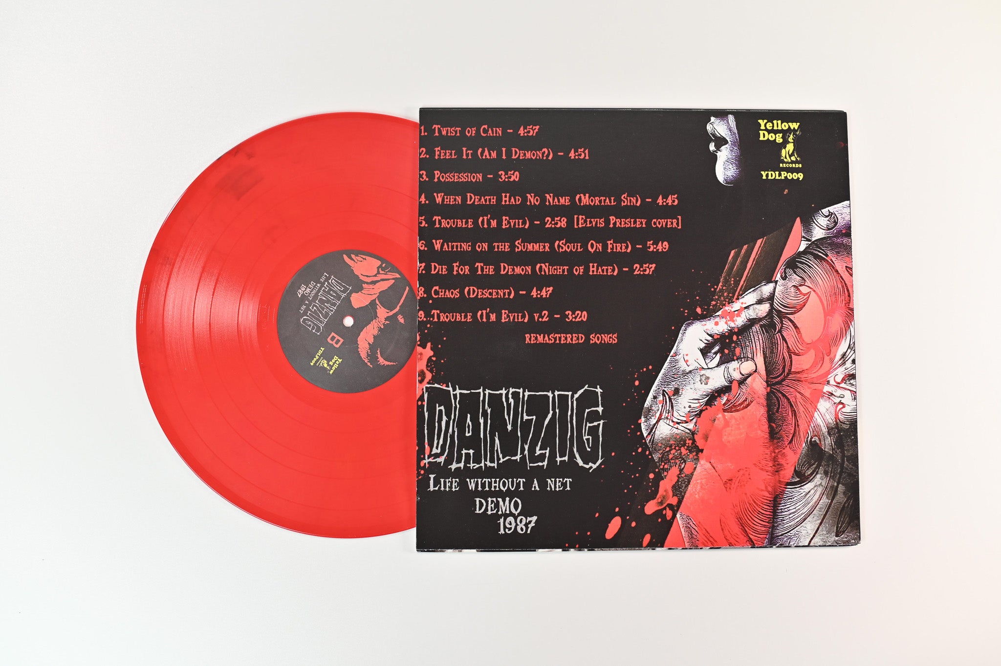 Danzig - Life Without A Net Demo 1987 Red Vinyl Unofficial Pressing