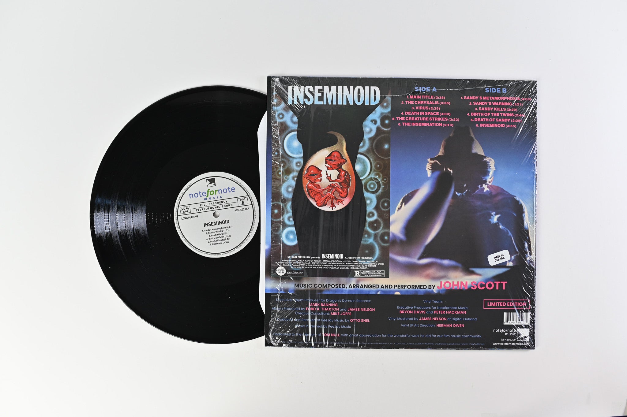 John Scott - Inseminoid (Original Motion Picture Soundtrack) on Notefornote Music