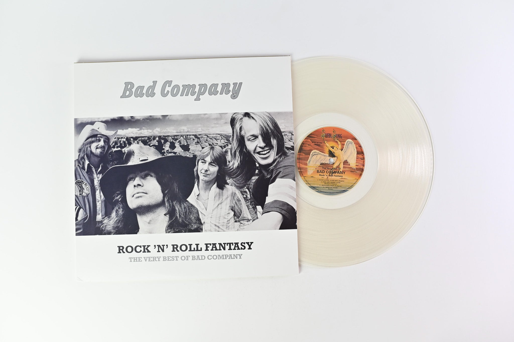 Bad Company - Rock 'n' Roll Fantasy The Very Best Of Bad Company on Rhino - Clear Vinyl