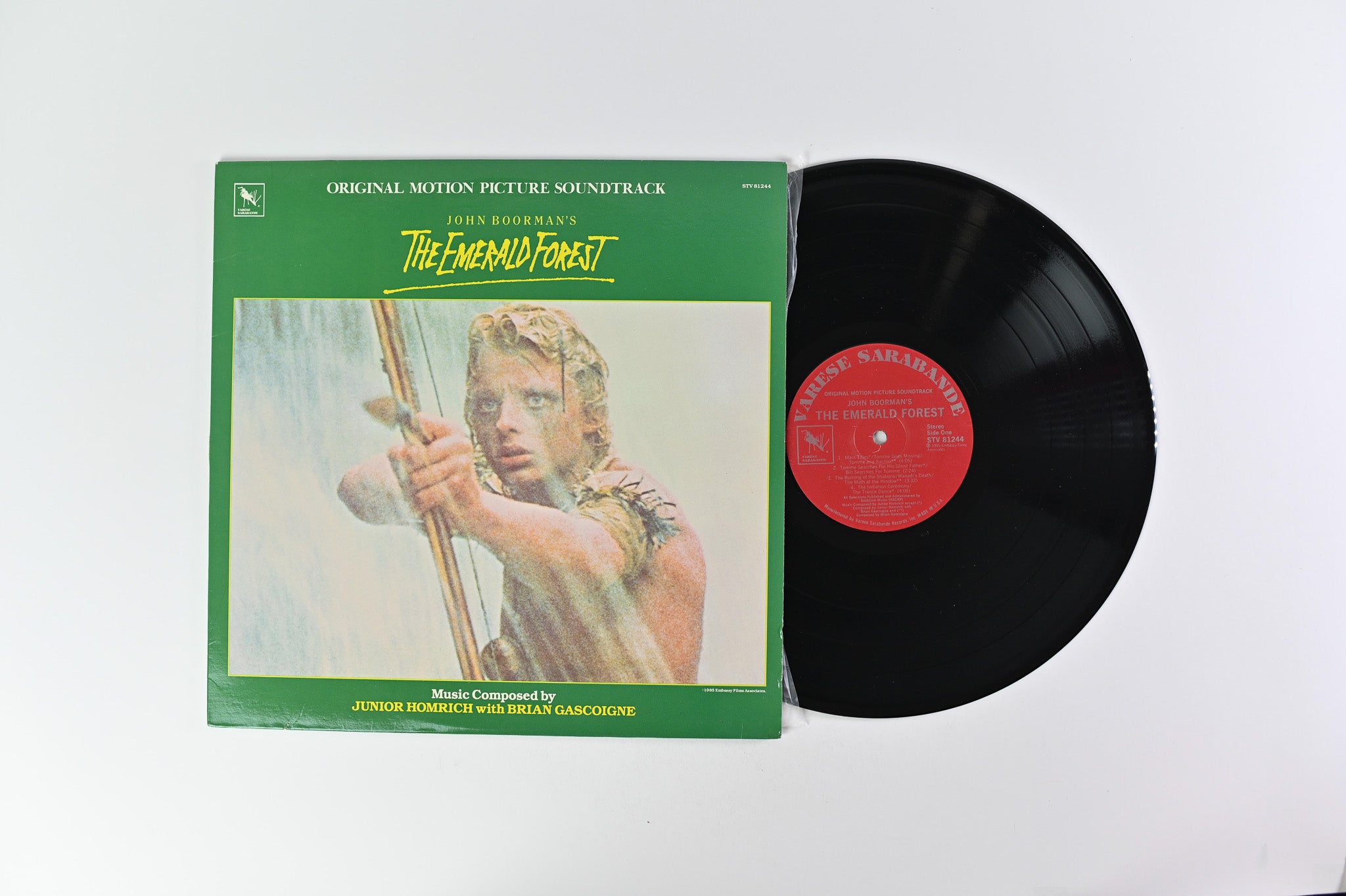 Junior Homrich - The Emerald Forest (Original Motion Picture Soundtrack) on Varese Sarabande