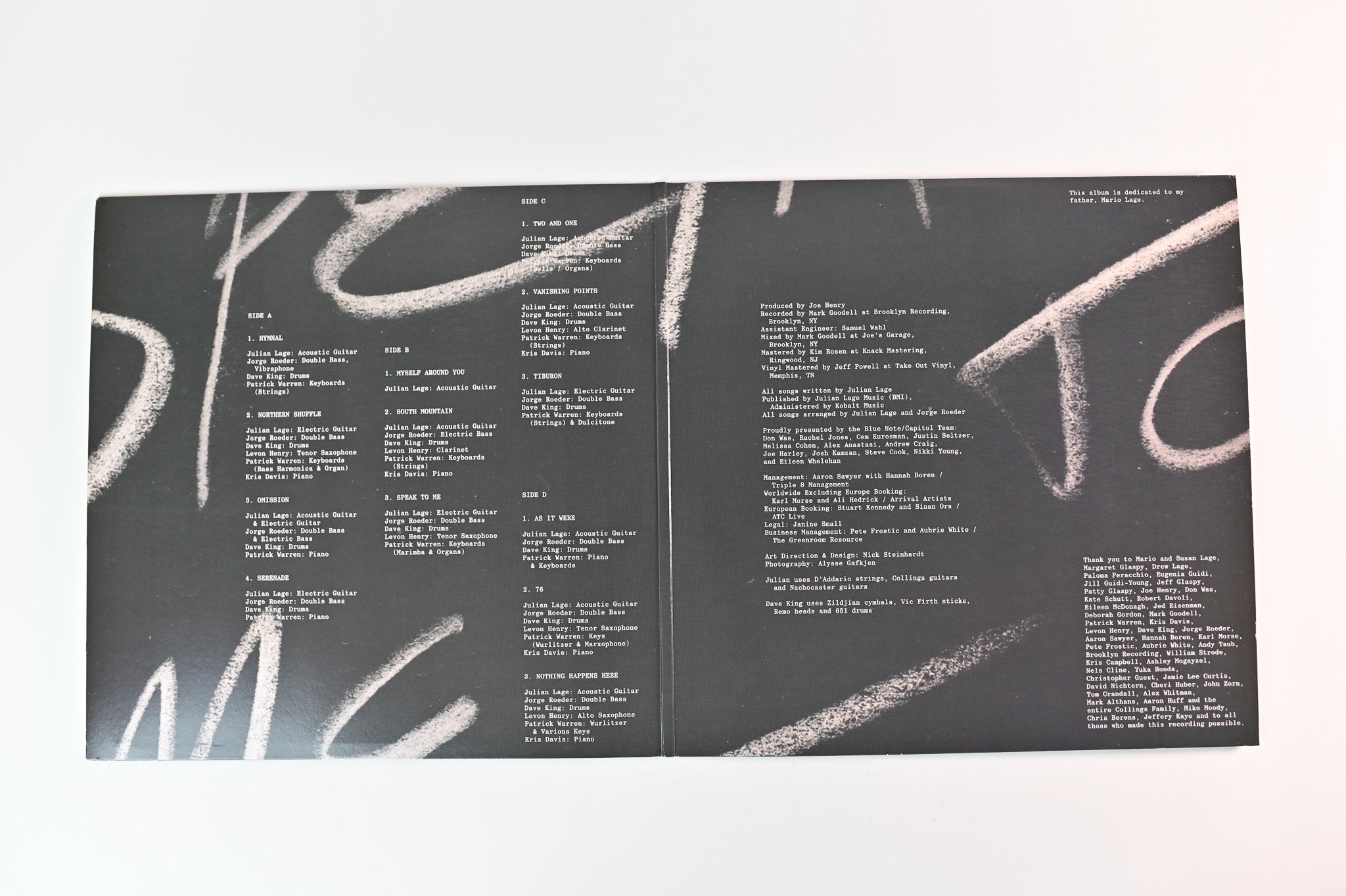 Julian Lage - Speak To Me on Blue Note - White Vinyl