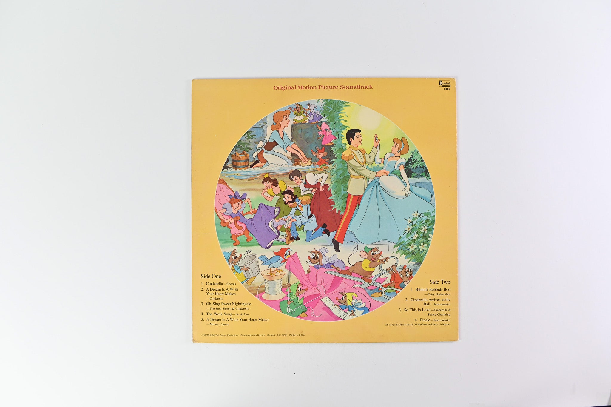 Various - Walt Disney's Cinderella (Original Motion Picture Soundtrack) on DIsneyland