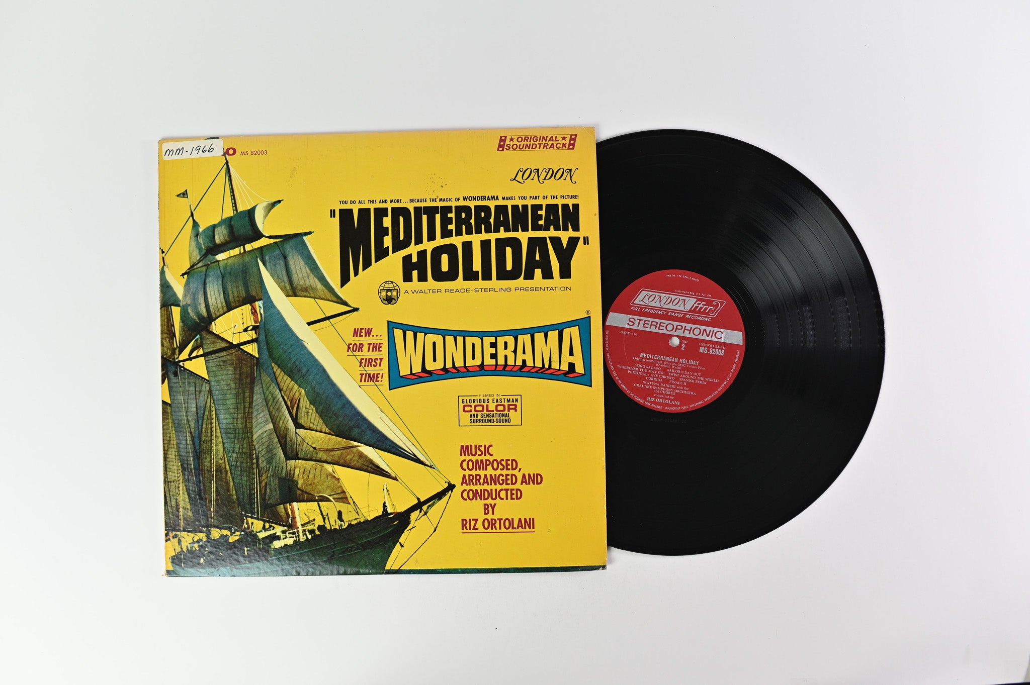 Riz Ortolani - Mediterranean Holiday (Original Soundtrack) on London Records