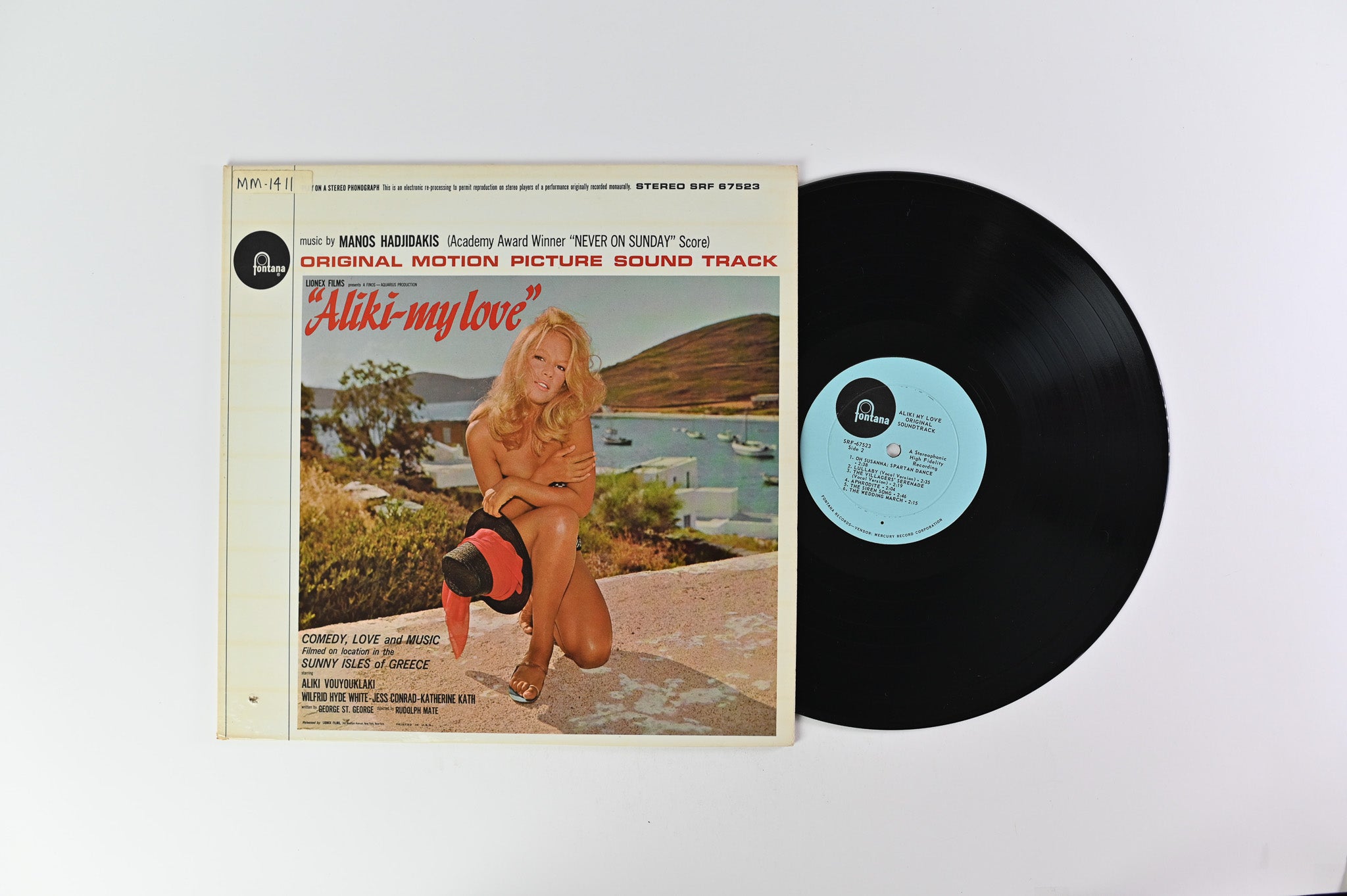 Manos Hadjidakis - Original Motion Picture Sound Track "Aliki-My Love" on Fontana