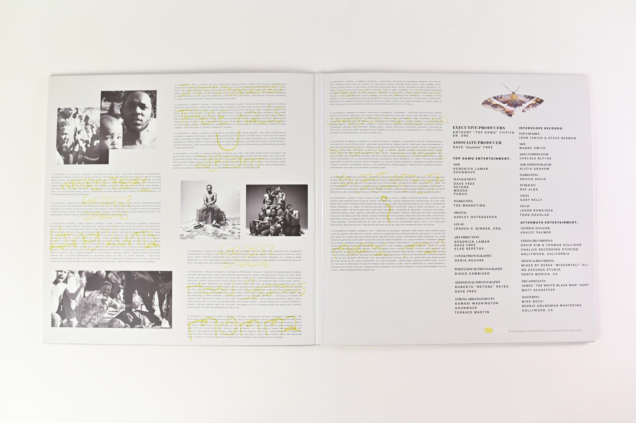 Kendrick Lamar - To Pimp A Butterfly on Top Dawg Entertainment / Aftermath