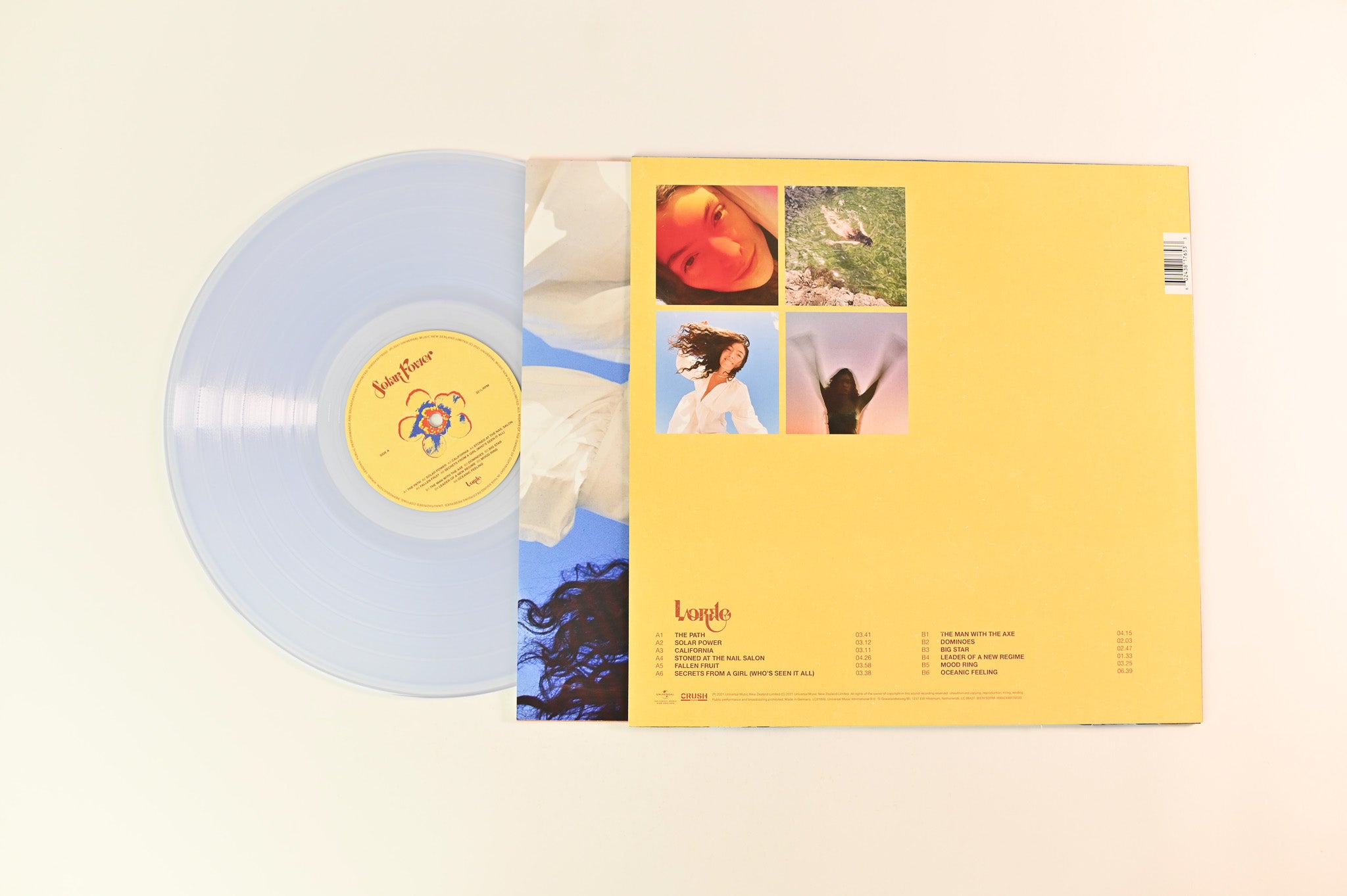 Lorde - Solar Power on Crush Music Ltd Clear