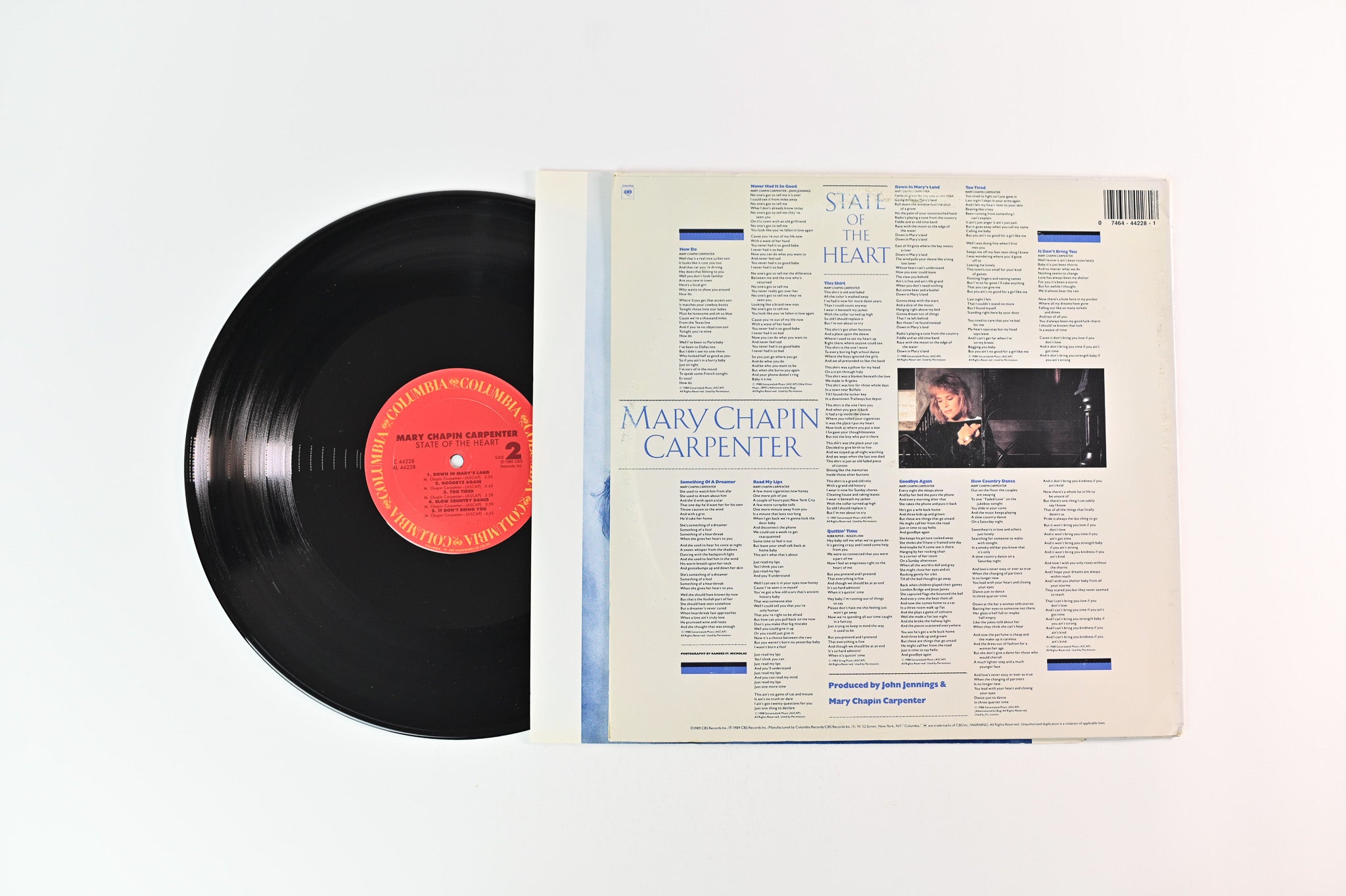 Mary Chapin Carpenter - State Of The Heart on Columbia