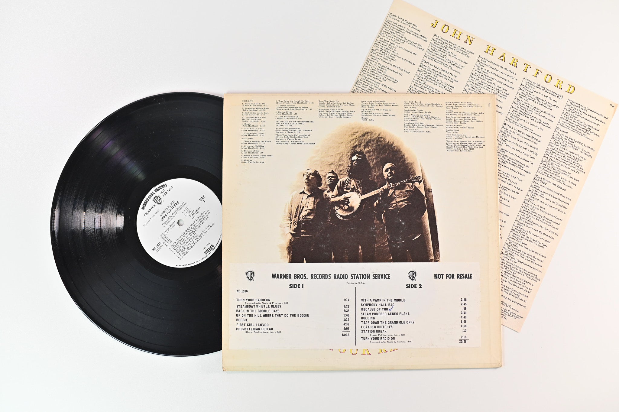 John Hartford - Aereo-Plain on Warner Bros Promo