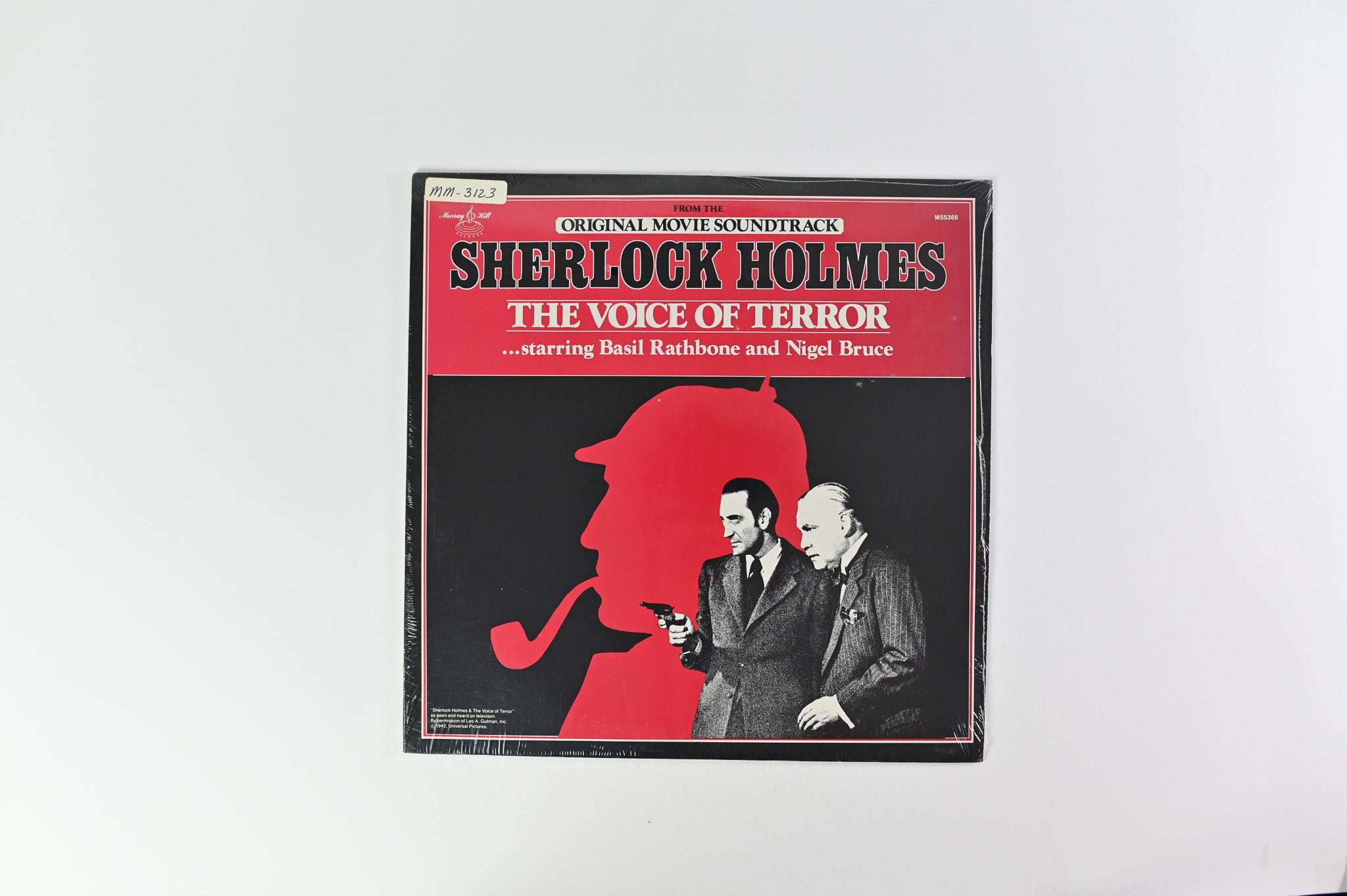 Basil Rathbone - Sherlock Holmes - The Voice Of Terror on Murray Hill Records Sealed