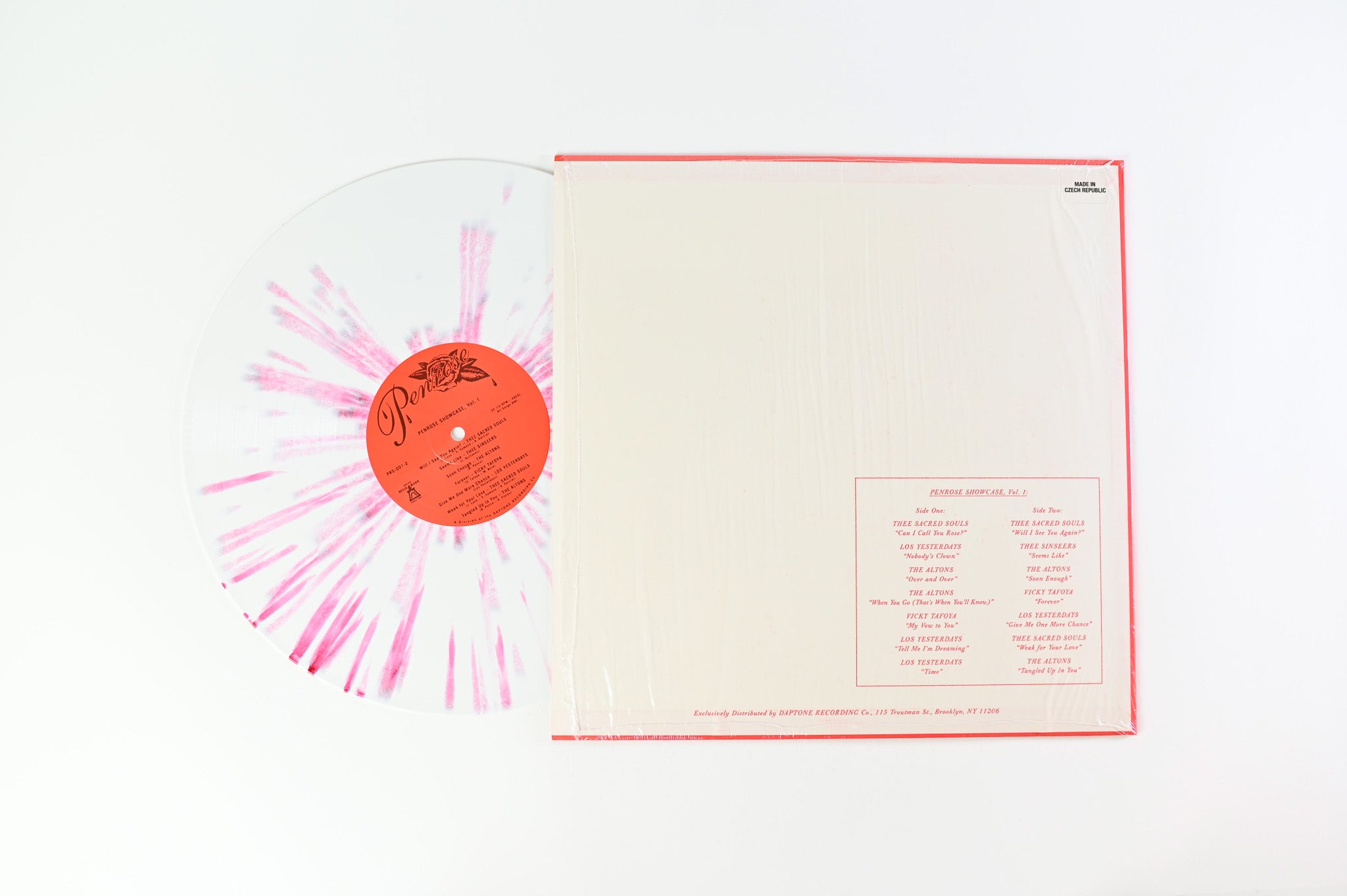 Various - Penrose Showcase: Vol. 1 on Penrose White Rose Splatter