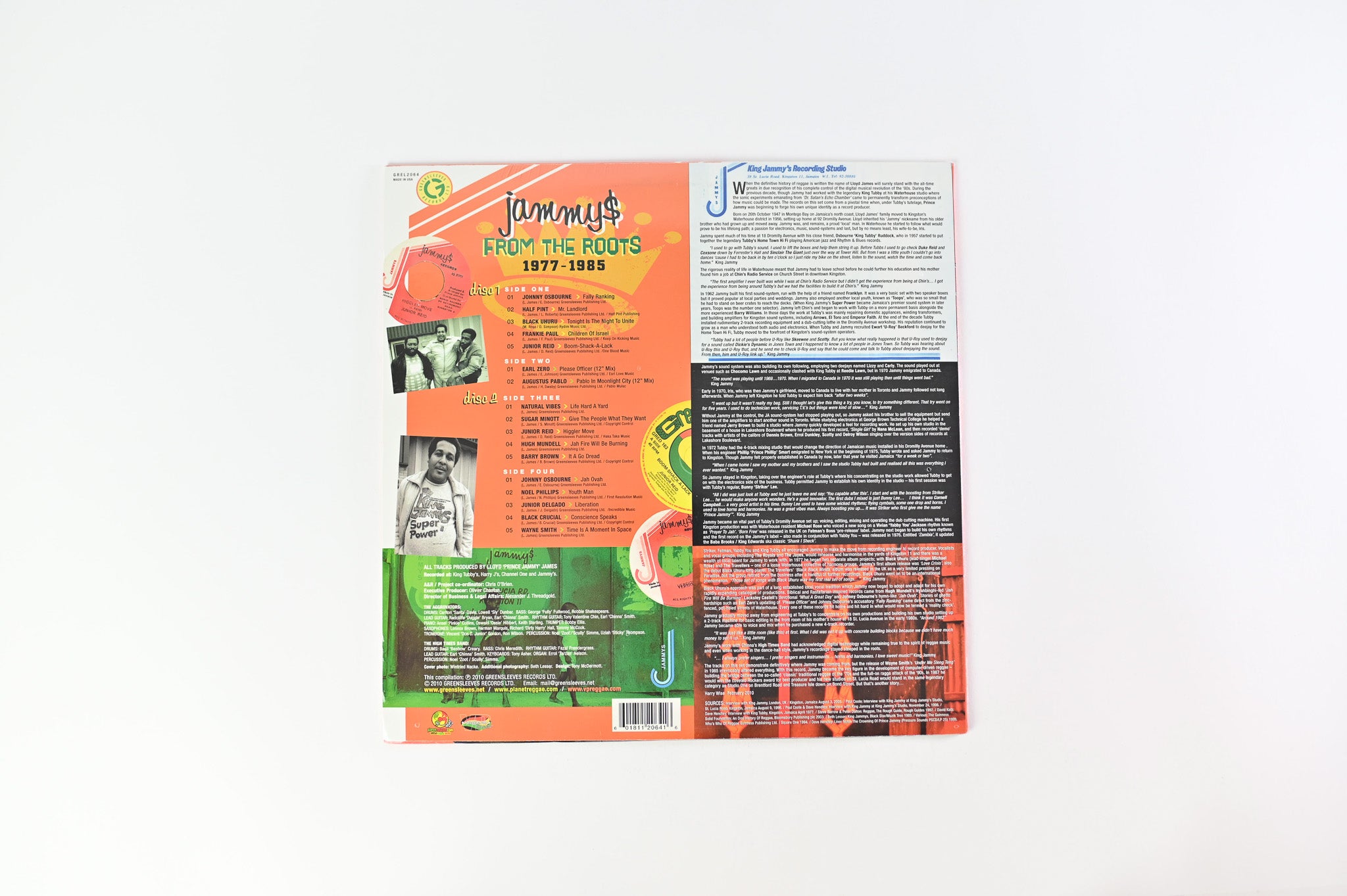 Various - Jammy$ From The Roots (1977-1985) on Greensleeves Records SEALED