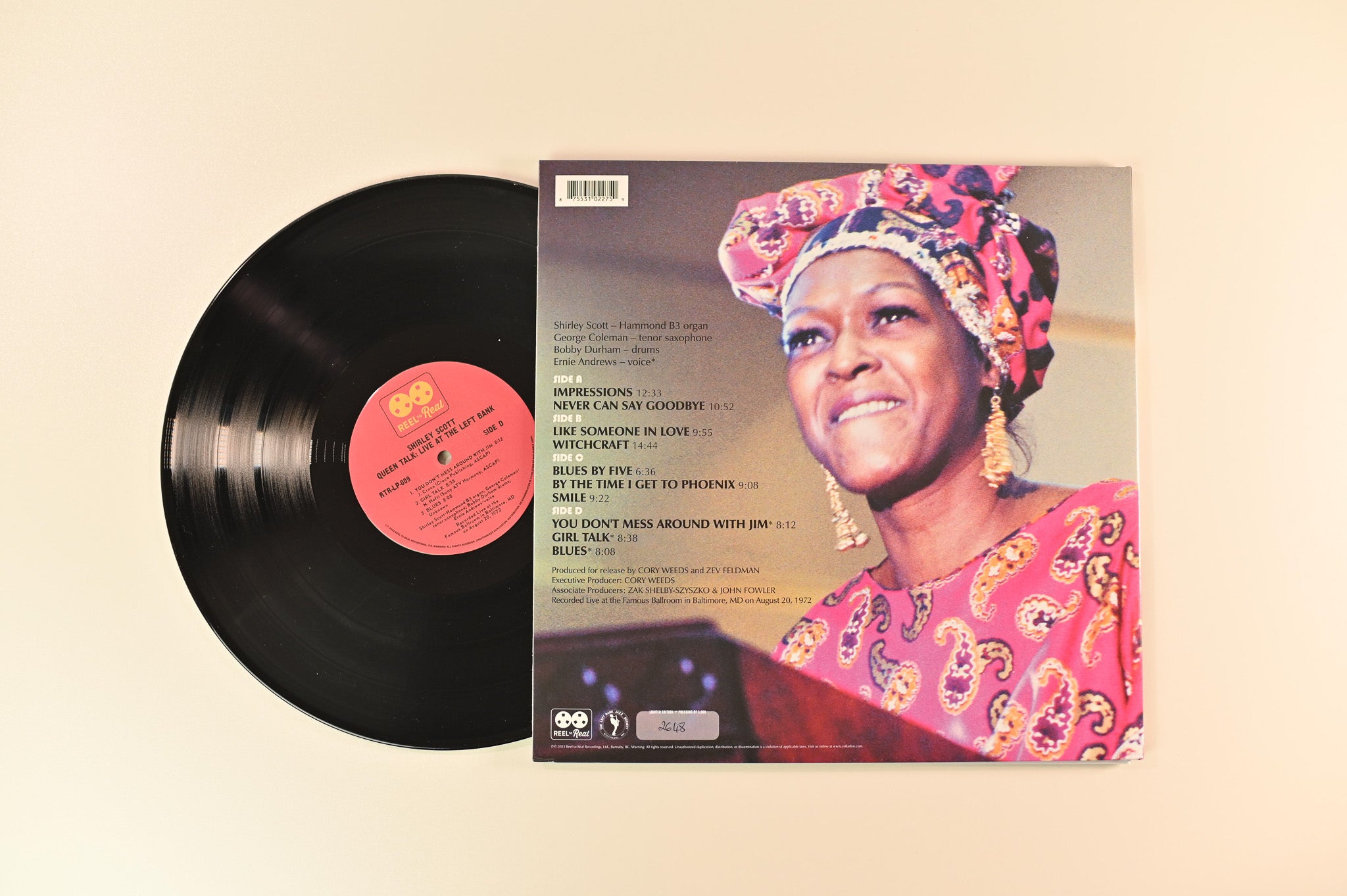 Shirley Scott - Queen Talk: Live At The Left Bank on Reel to Real RSD 2023 Ltd Numbered