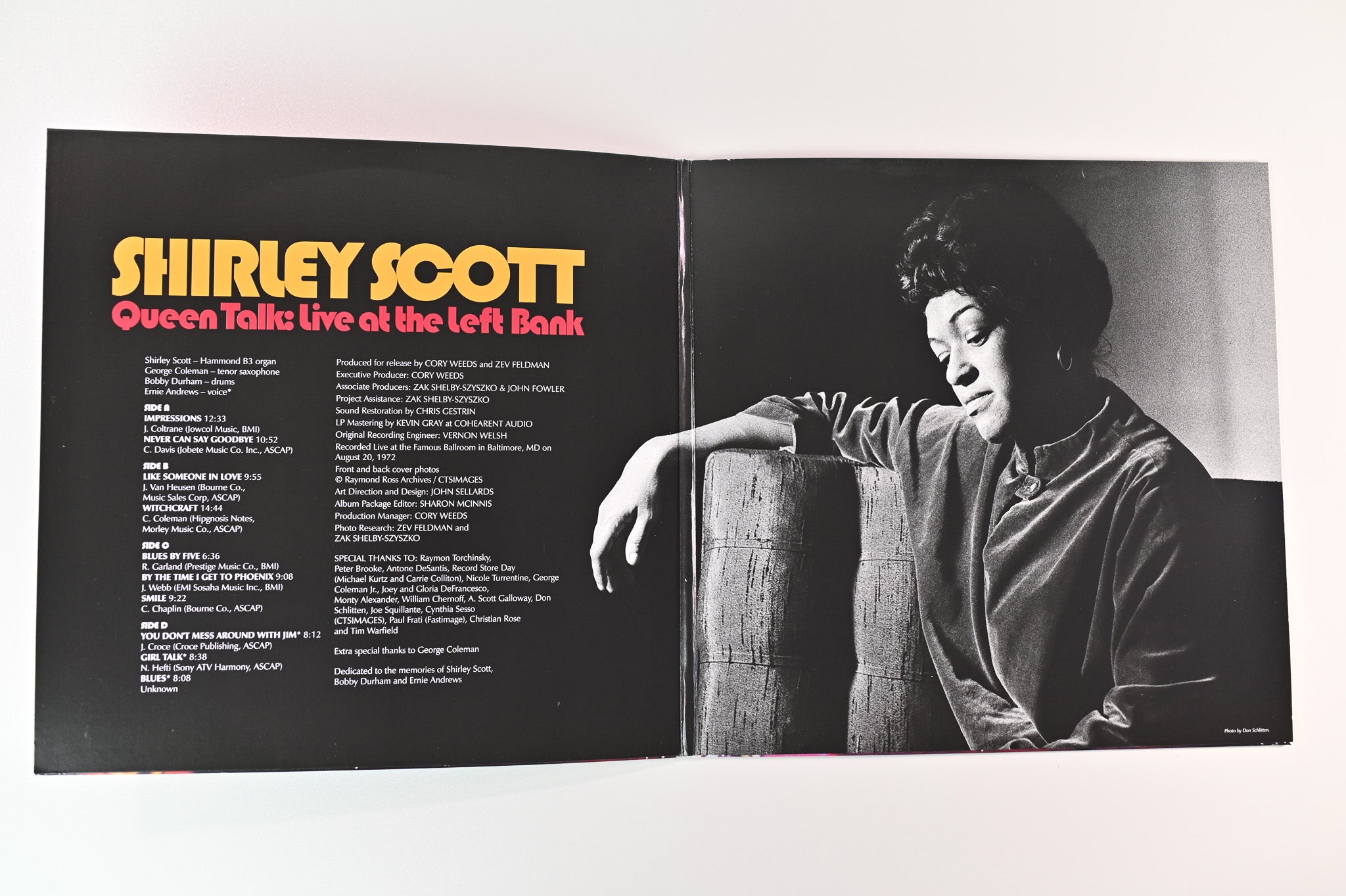 Shirley Scott - Queen Talk: Live At The Left Bank on Reel to Real RSD 2023 Ltd Numbered