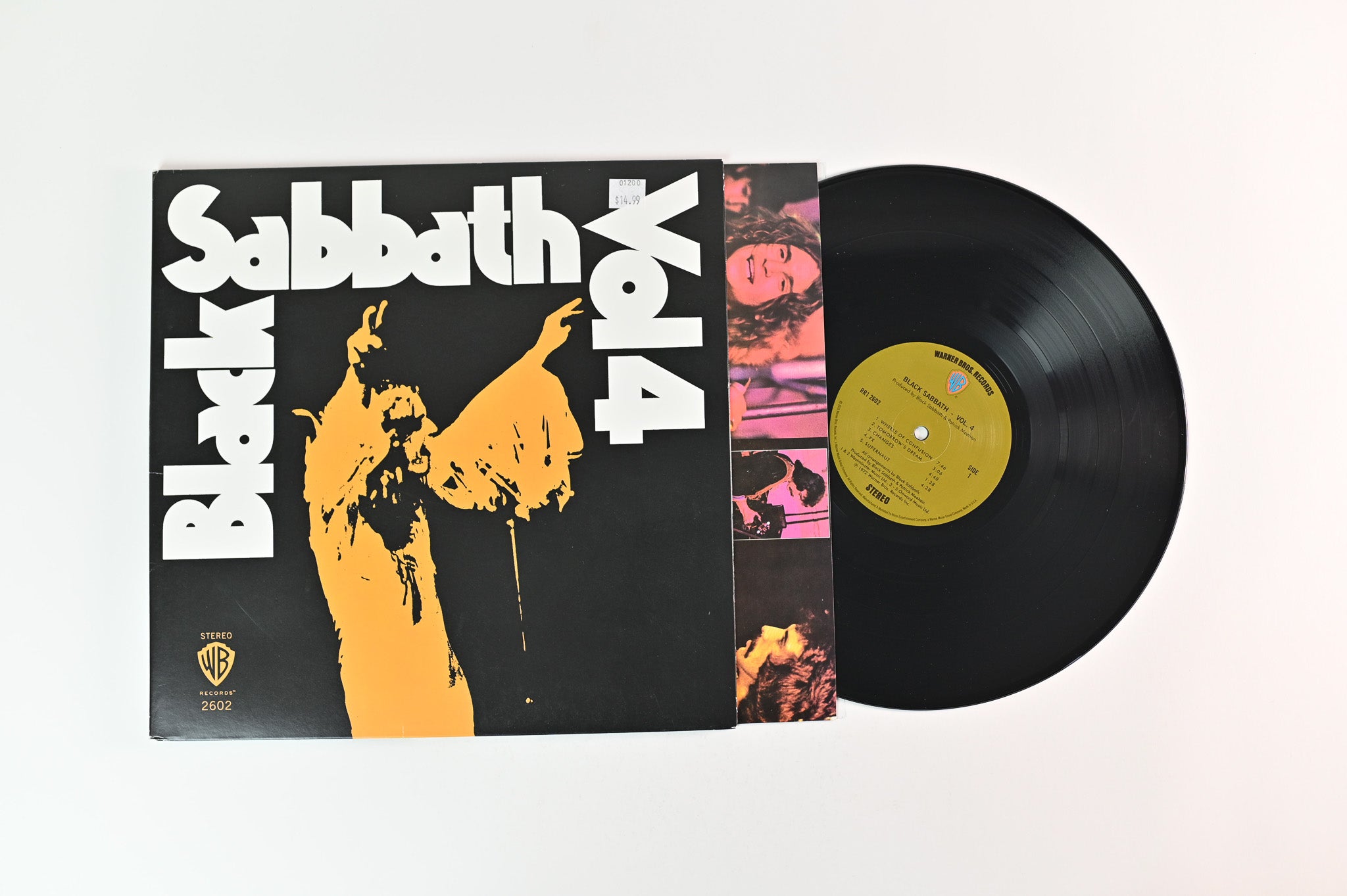 Black Sabbath - Black Sabbath Vol 4 on Warner Bros Rhino 180 Gram Reissue