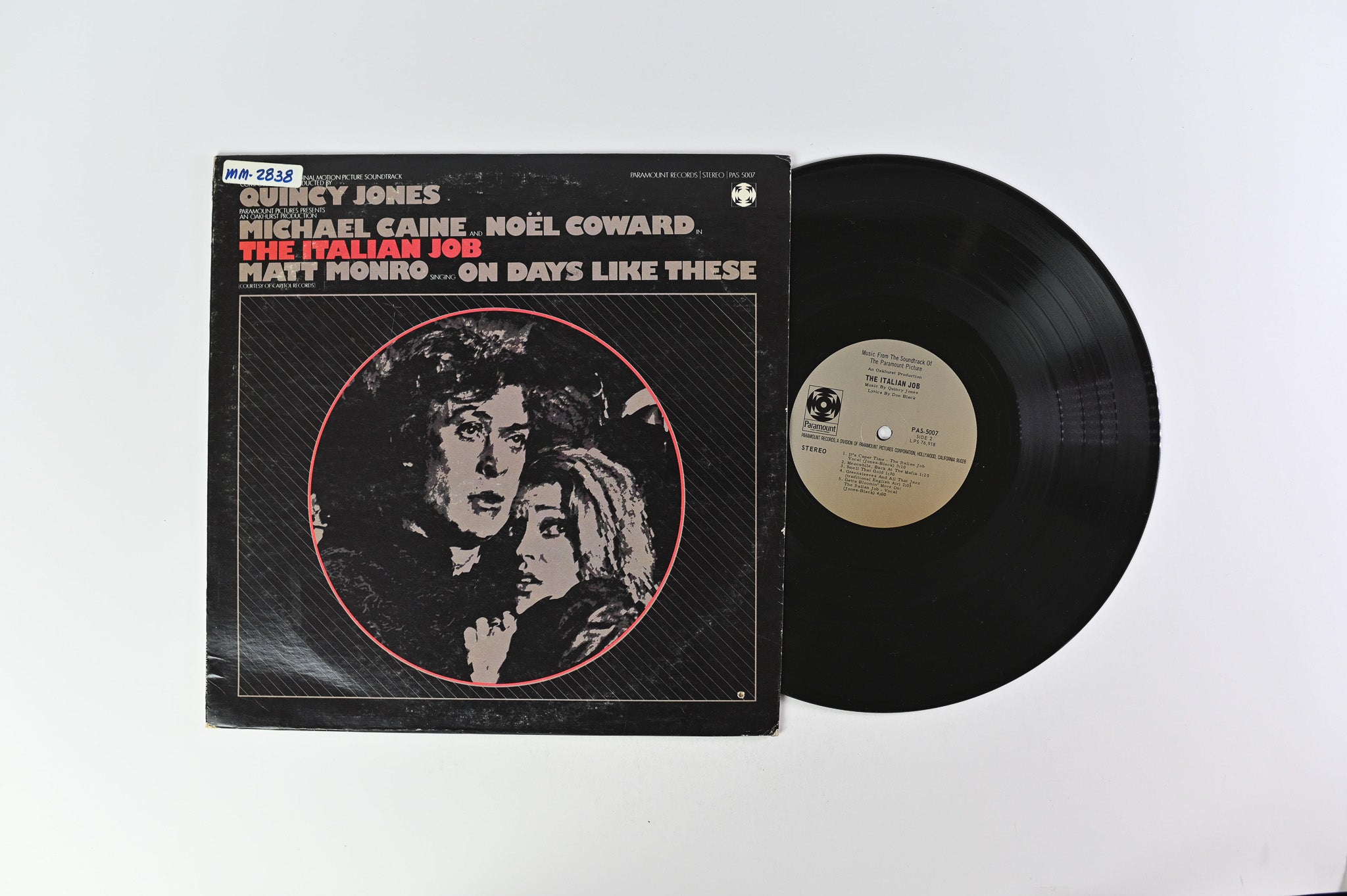 Quincy Jones - The Italian Job (Music From The Original Motion Picture Soundtrack) on Paramount Records