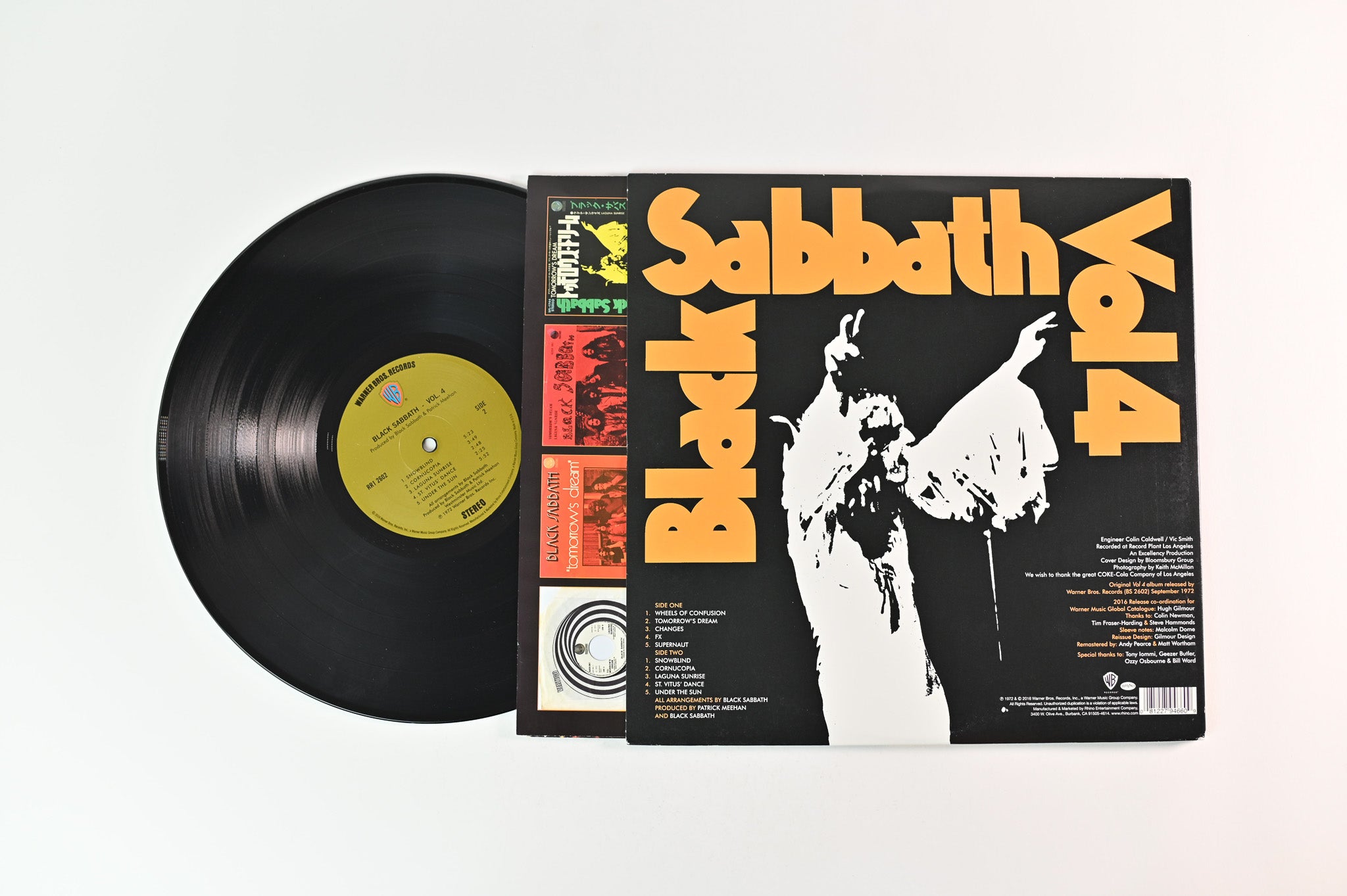 Black Sabbath - Black Sabbath Vol 4 on Warner Bros Rhino 180 Gram Reissue