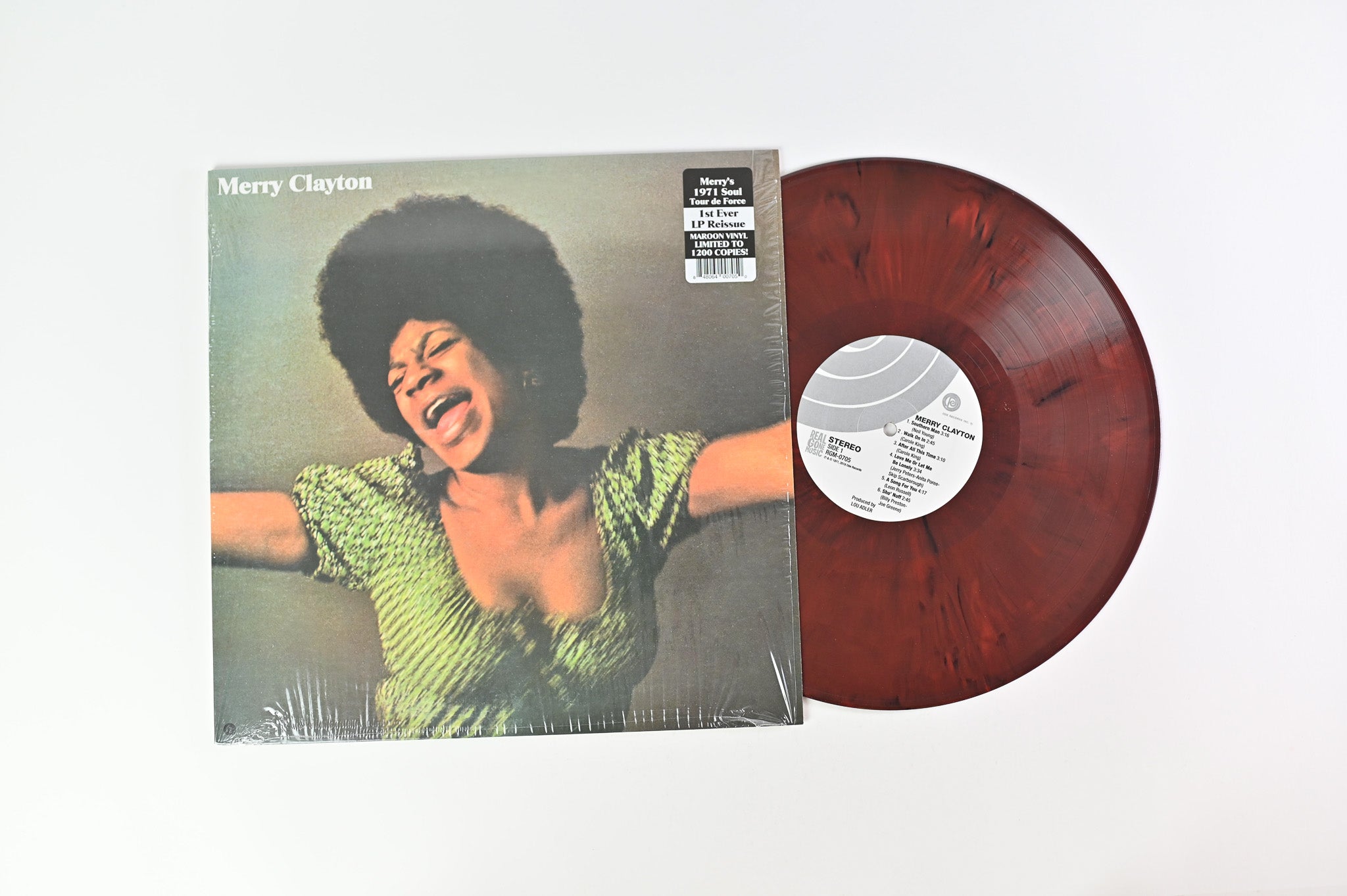Merry Clayton - Merry Clayton on Ode Records/Real Gone Music Ltd. Reissue on Maroon Vinyl