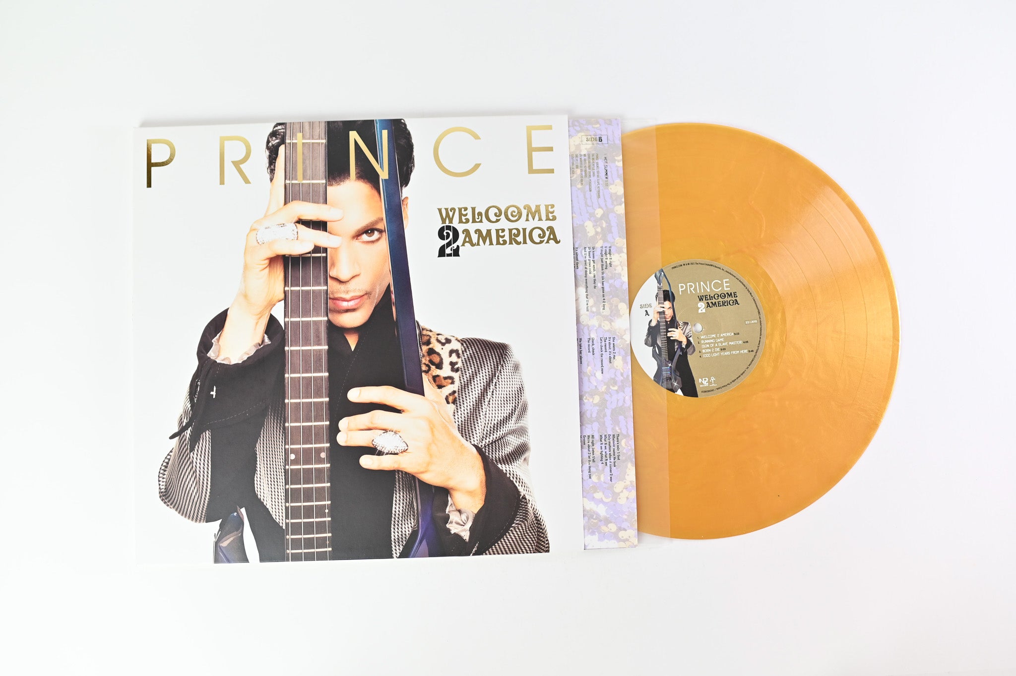 Prince - Welcome 2 America on NPG Ltd Gold Vinyl