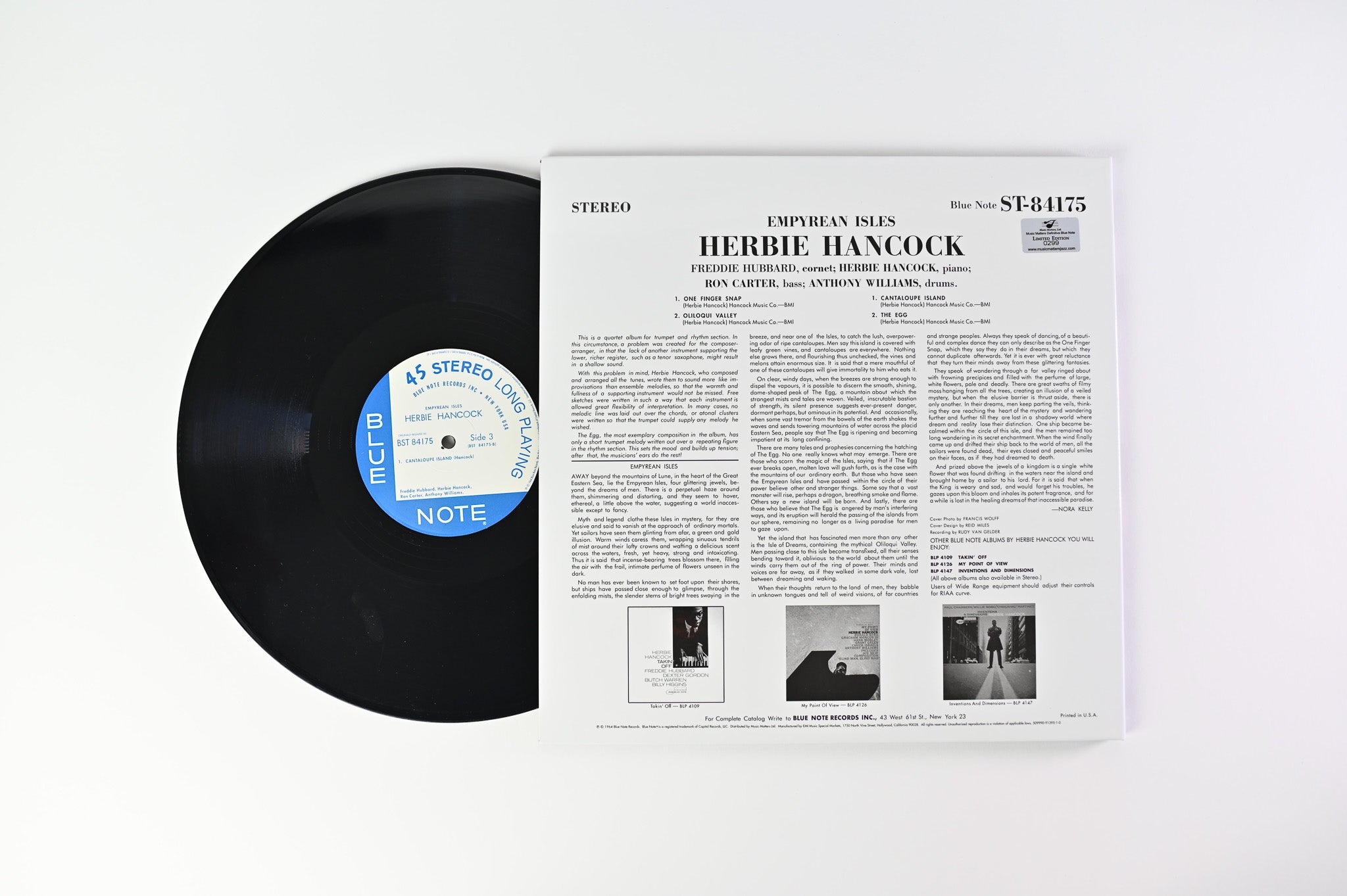 Herbie Hancock - Empyrean Isles on Blue Note Music Matters Ltd Reissue