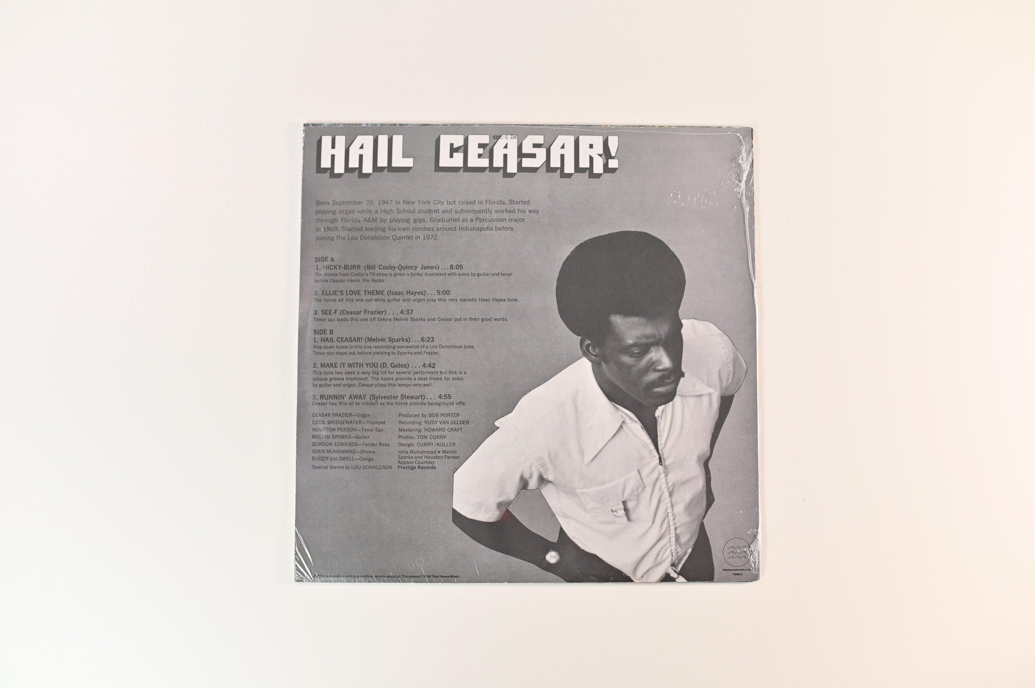 Caesar Frazier - Hail Ceasar! on Tidal Wave Ltd Sky Blue Reissue Sealed