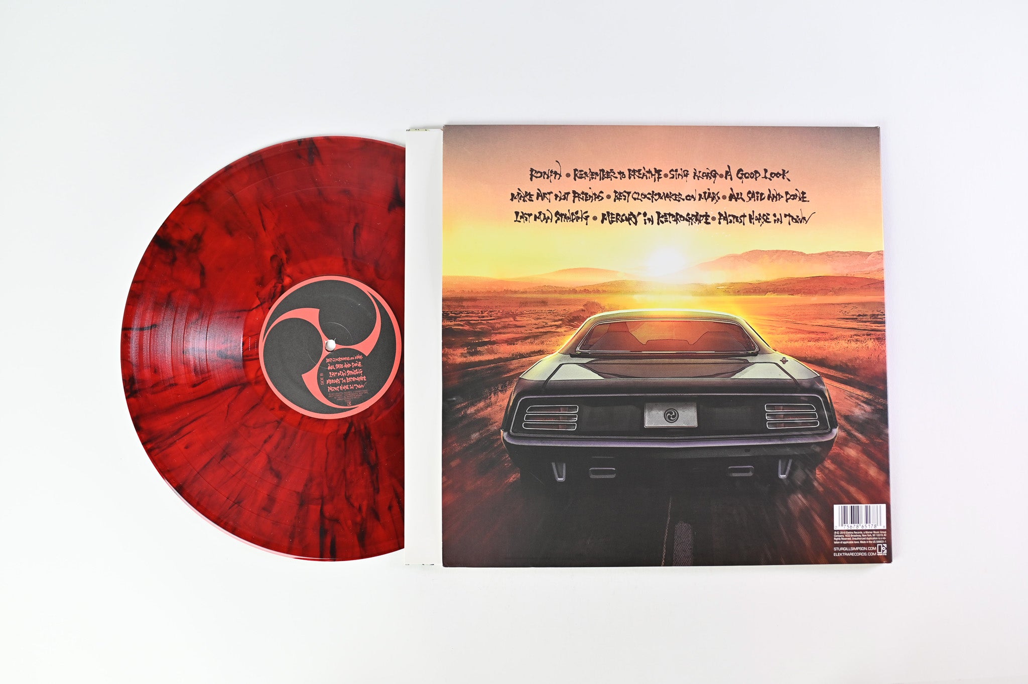 Sturgill Simpson - Sound & Fury on Elektra Ltd. Red Marbled Vinyl