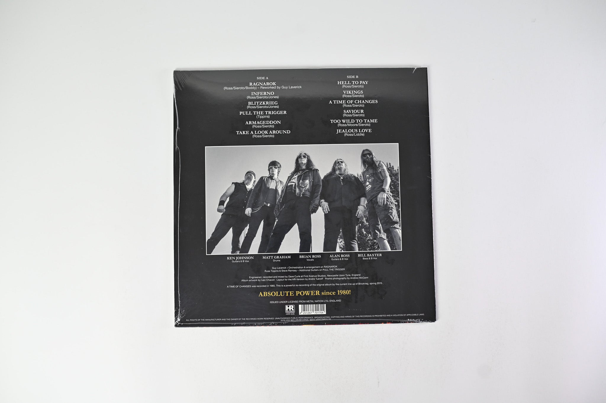 Blitzkrieg - A Time Of Changes: 30th Anniversary Edition on High Roller Records - Sealed