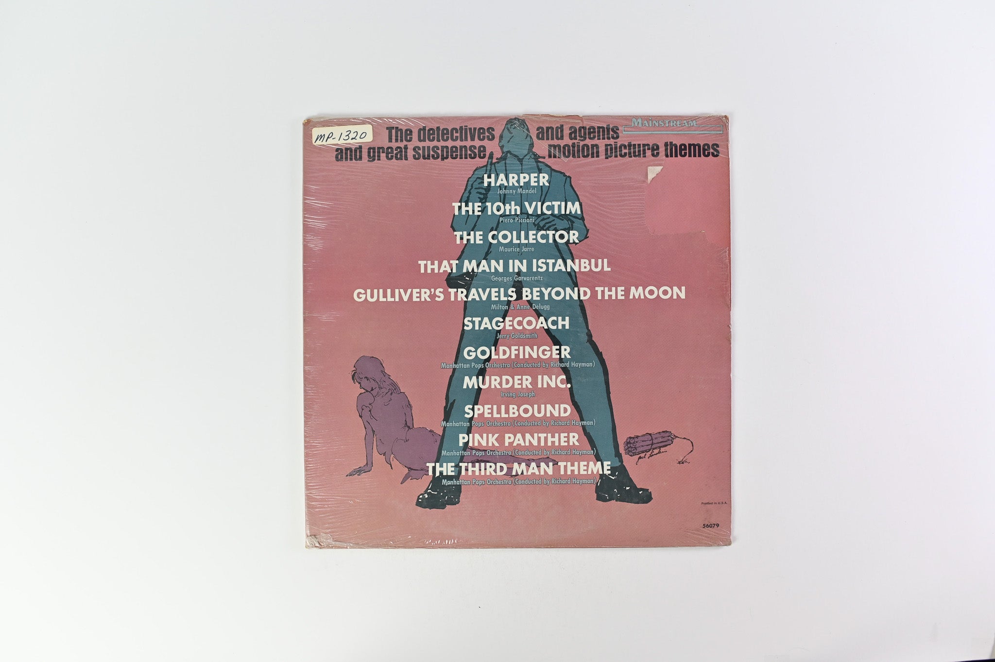 Various - The Detectives And Agents And Great Suspense Motion Picture Themes Sealed on Mainstream Records